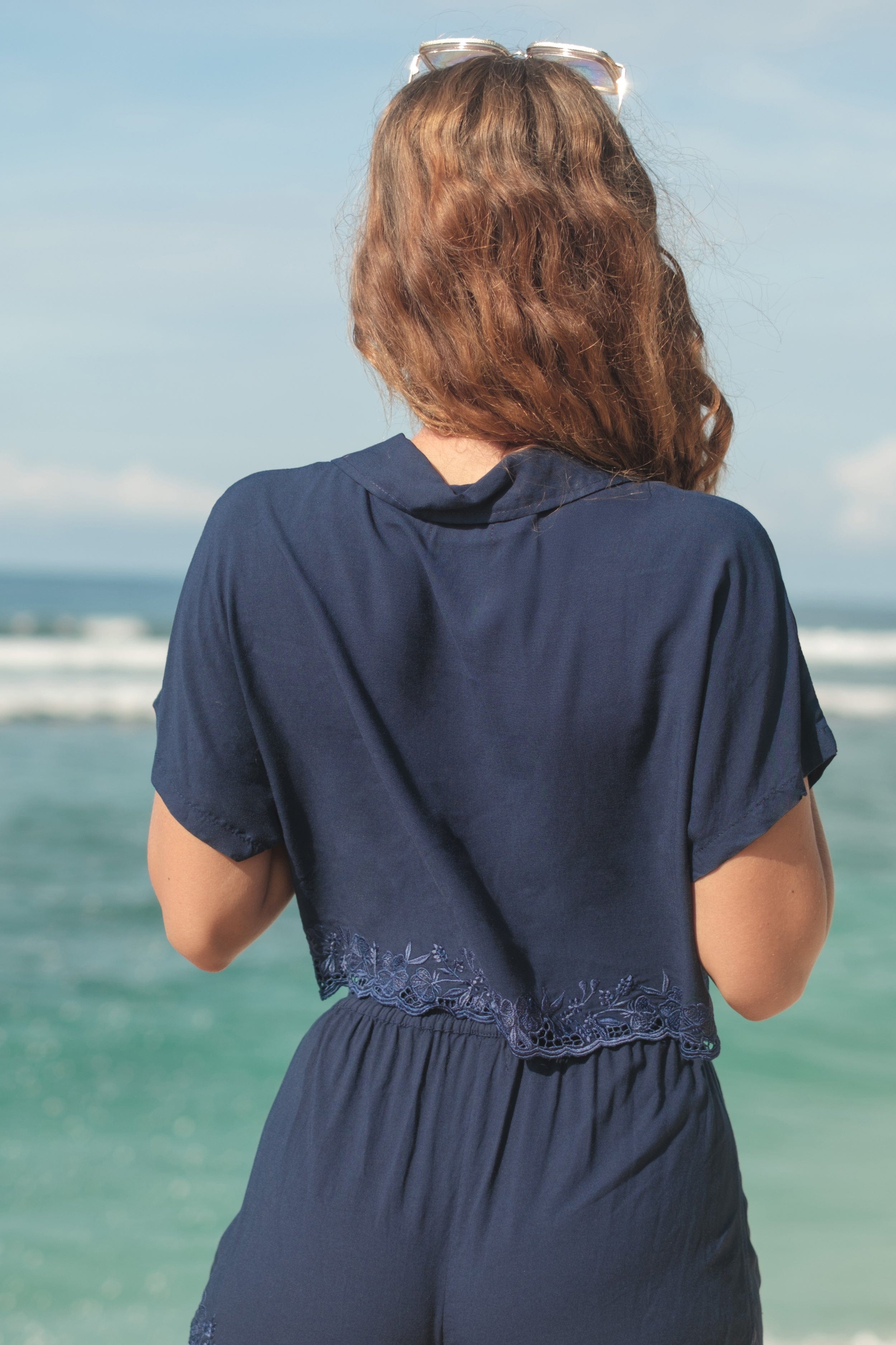 Dalia Top Embroidery - Woman Top - LOST IN PARADISE