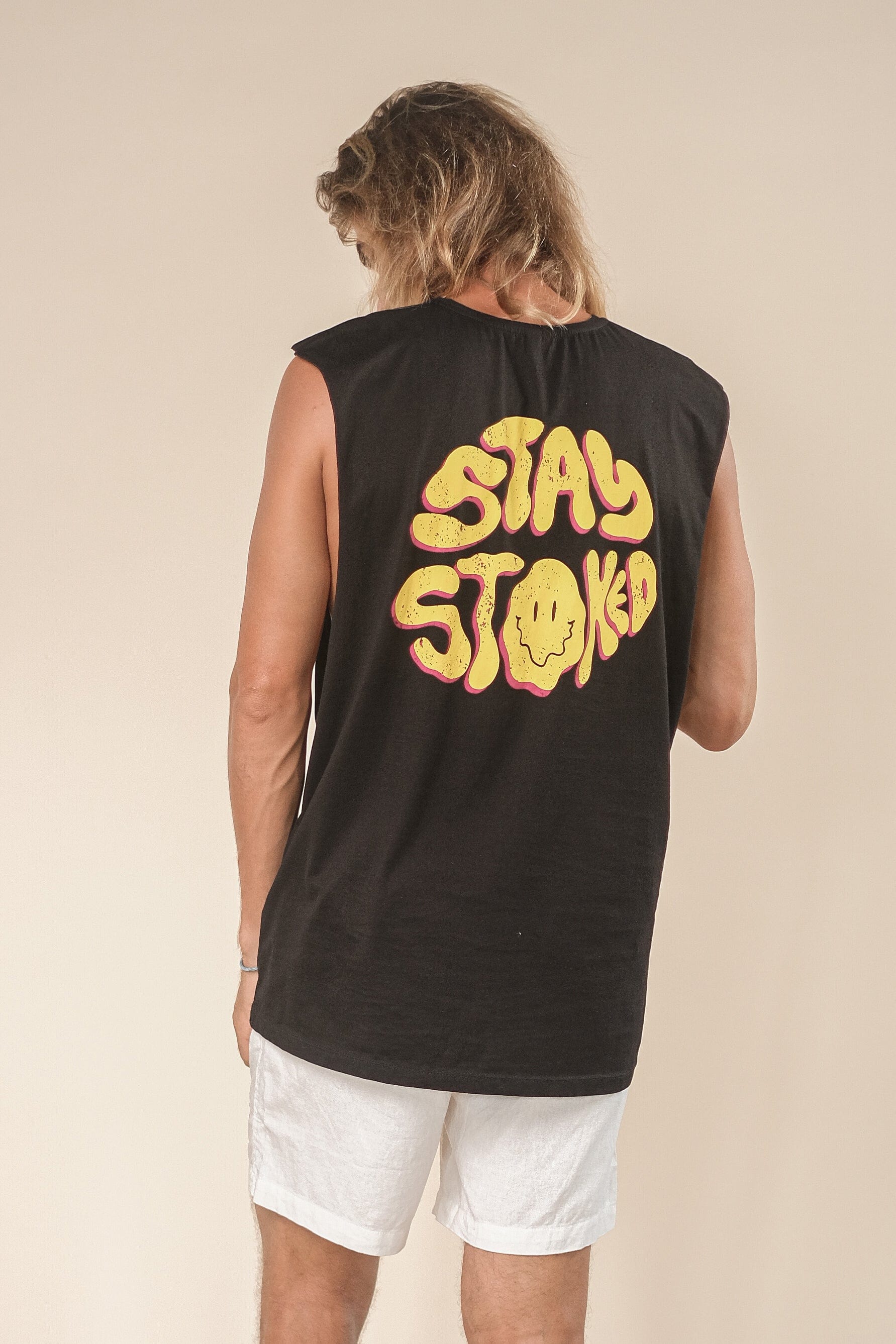 Sm Stay Stoked - Man Singlet - LOST IN PARADISE