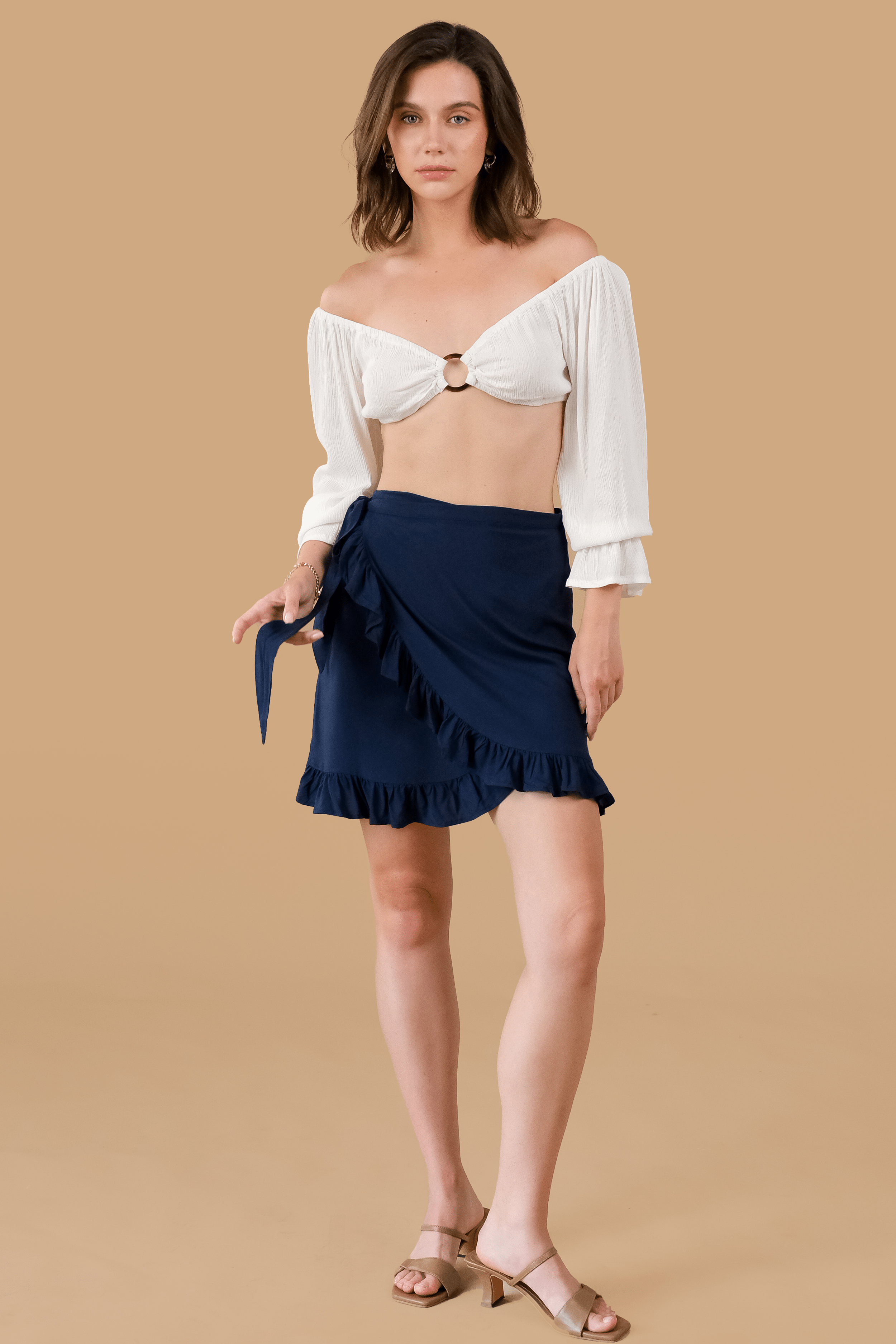 Gianna Wrap Skirt - Skirt - LOST IN PARADISE