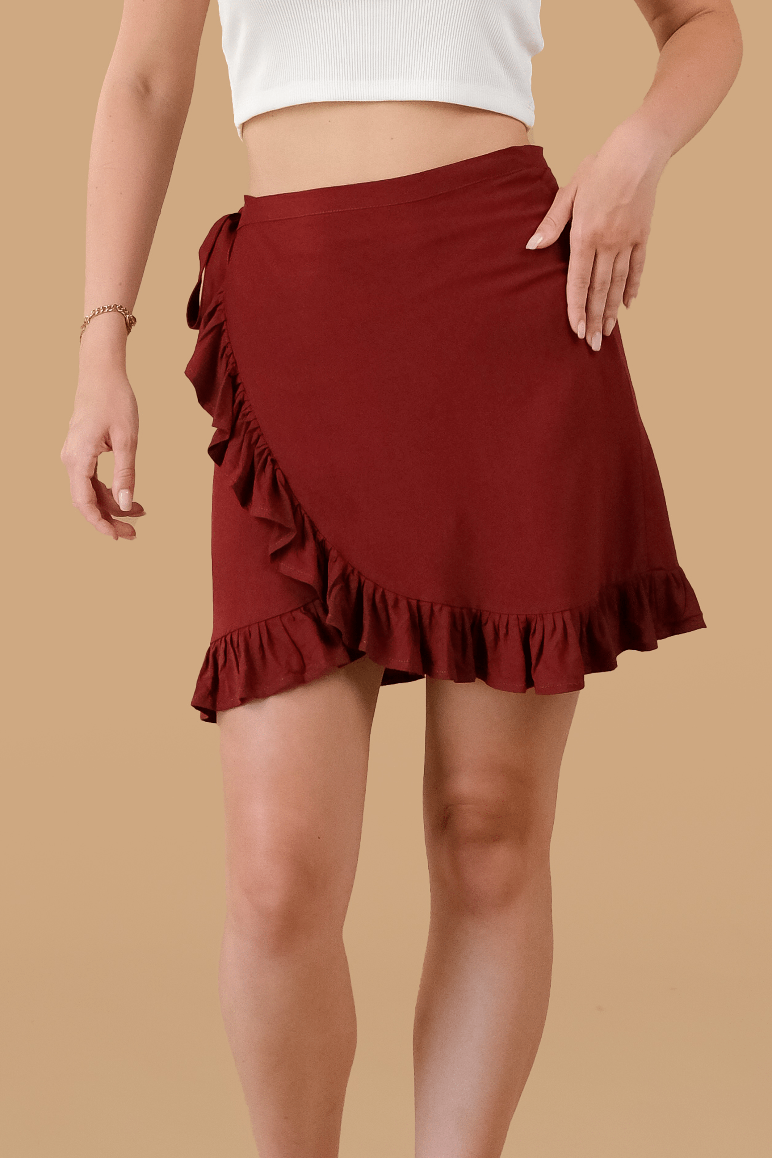 Gianna Wrap Skirt - Skirt - LOST IN PARADISE