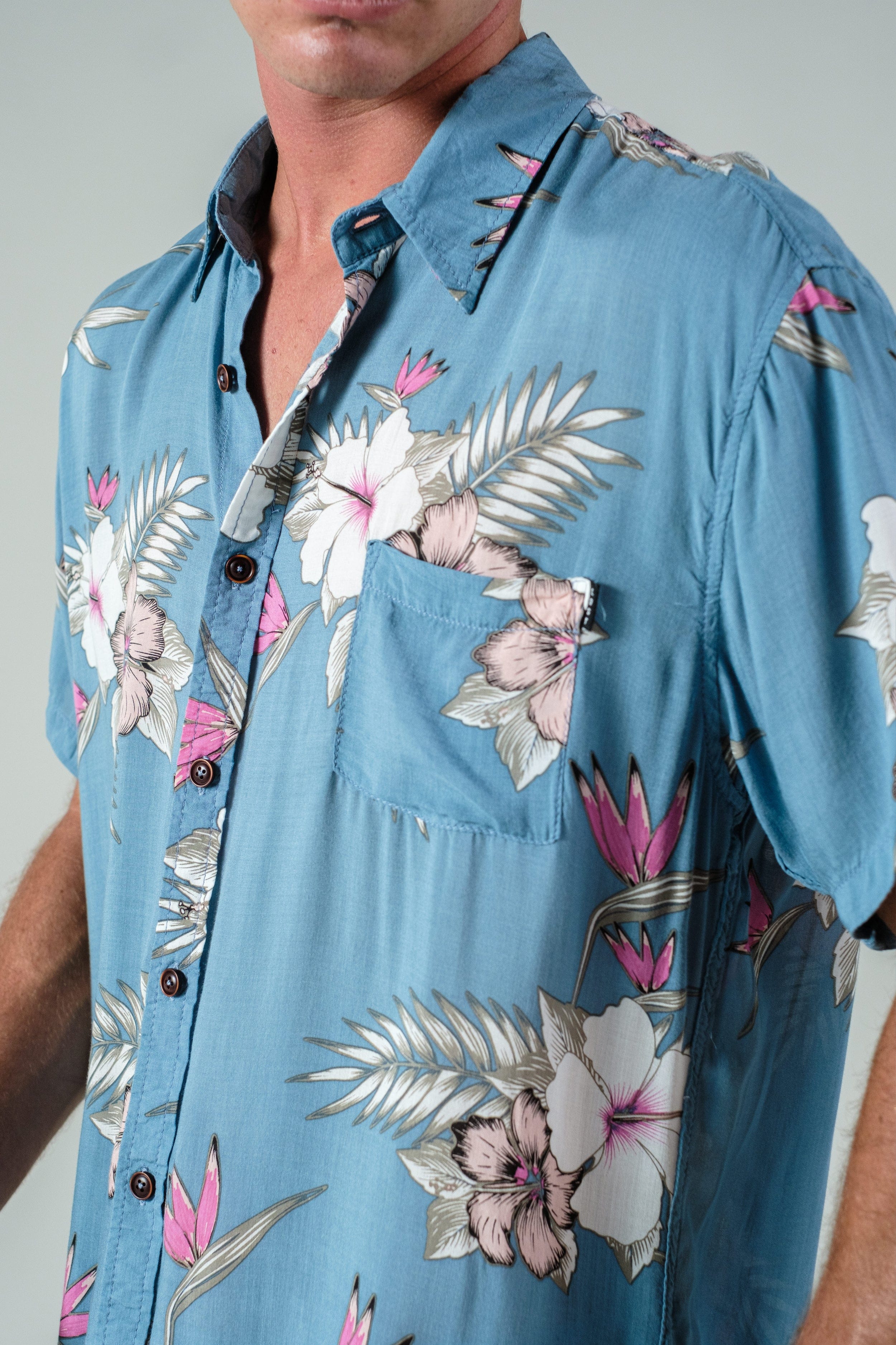 Hibiscus Shirt - Man Shirt - LOST IN PARADISE