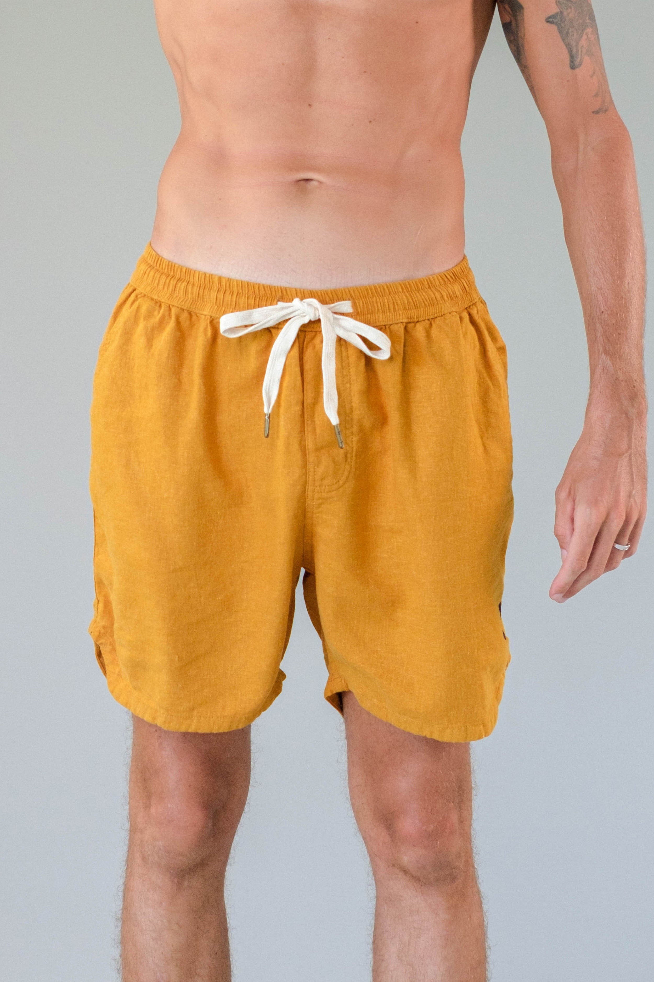 Linen 22 Short - Man Short - LOST IN PARADISE