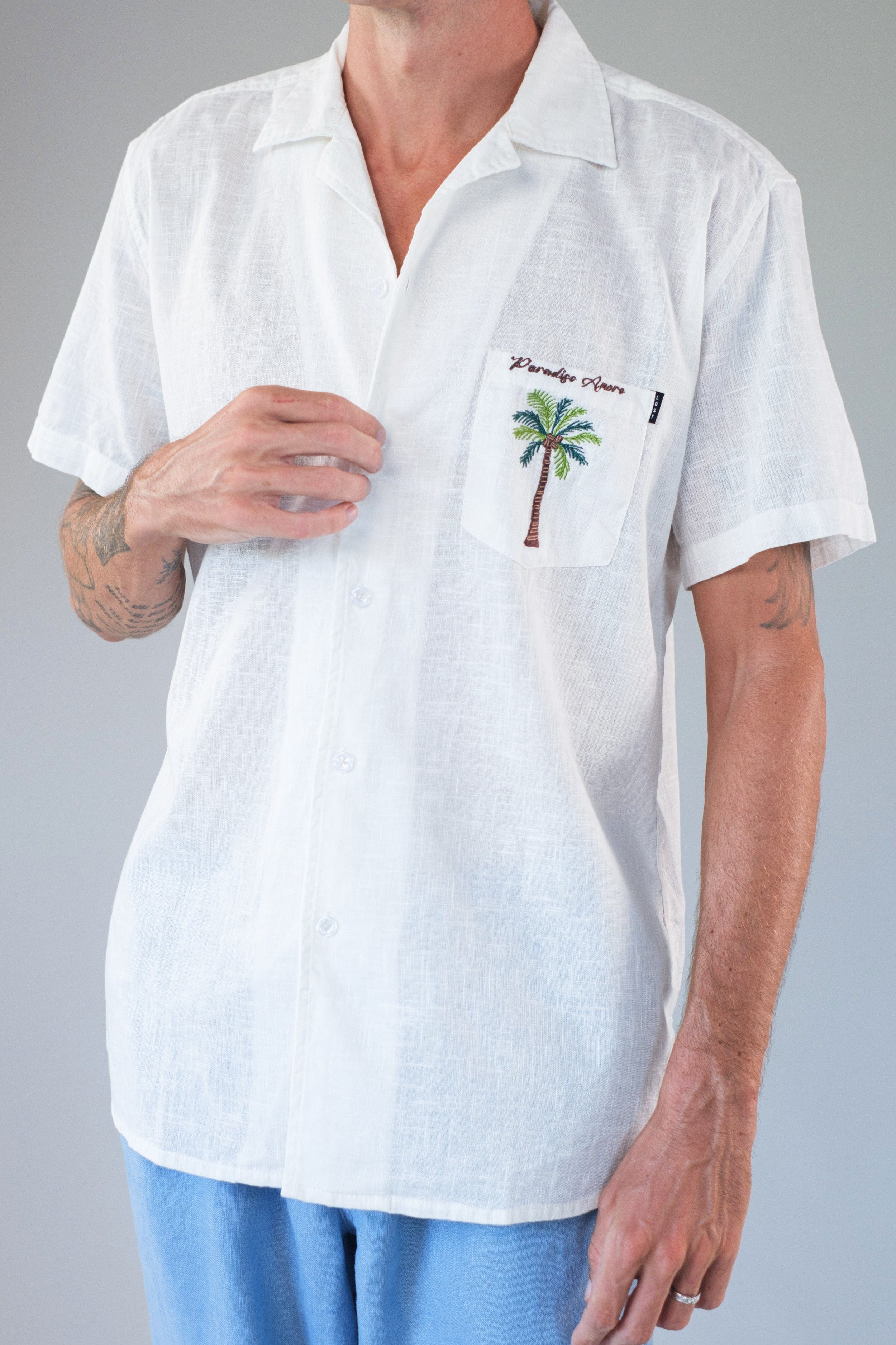 M Bro Pocket Shirt - Man Shirt - LOST IN PARADISE