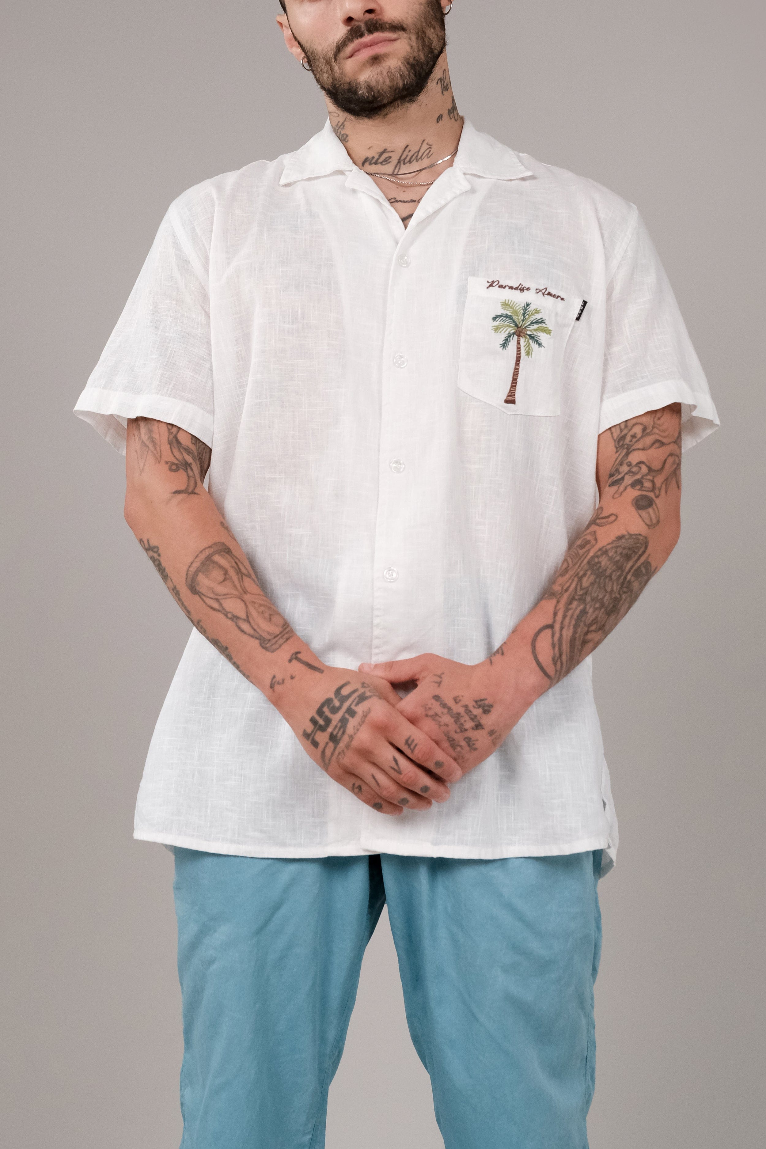 M Bro Pocket Shirt - Man Shirt - LOST IN PARADISE