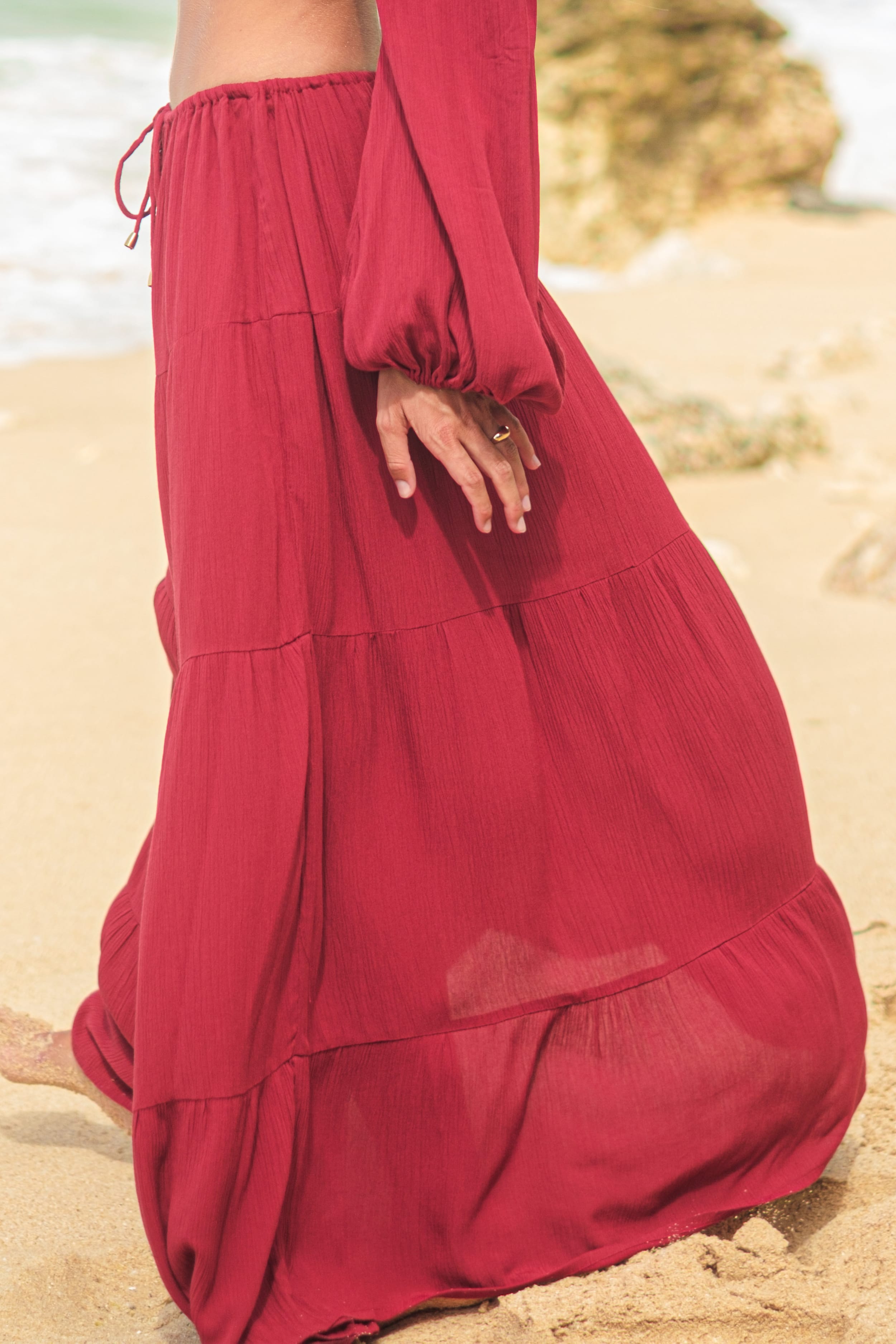 Paloma Long Skirt - Skirt - LOST IN PARADISE
