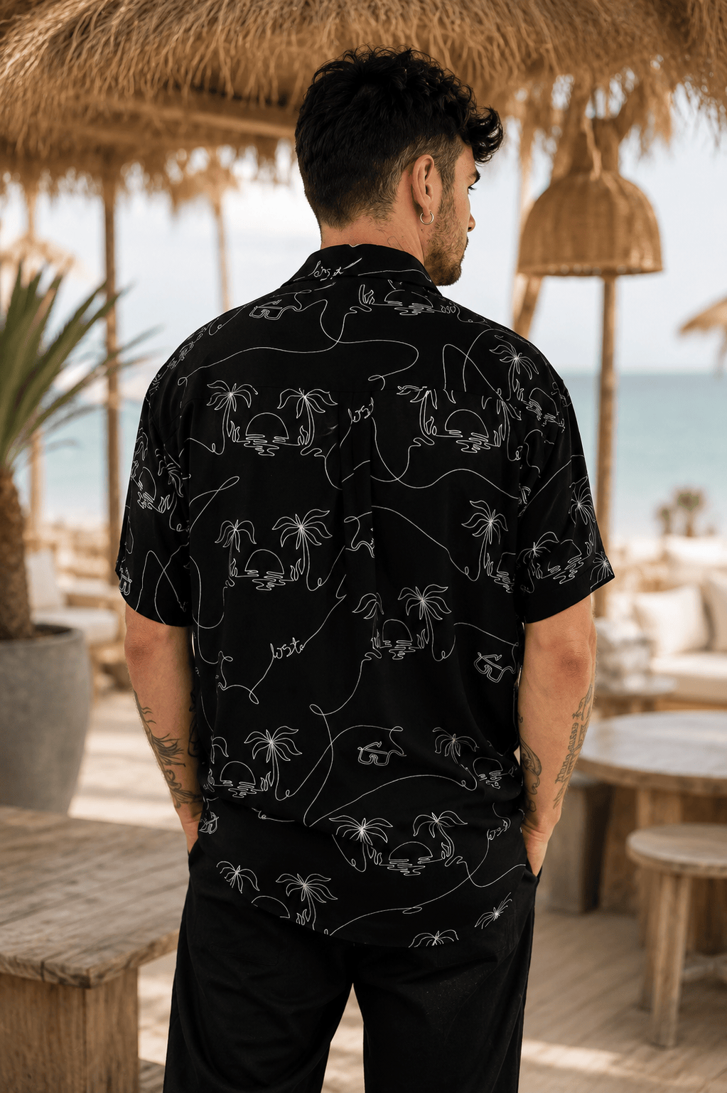 Paradise Line Shirt - Man Shirt - LOST IN PARADISE