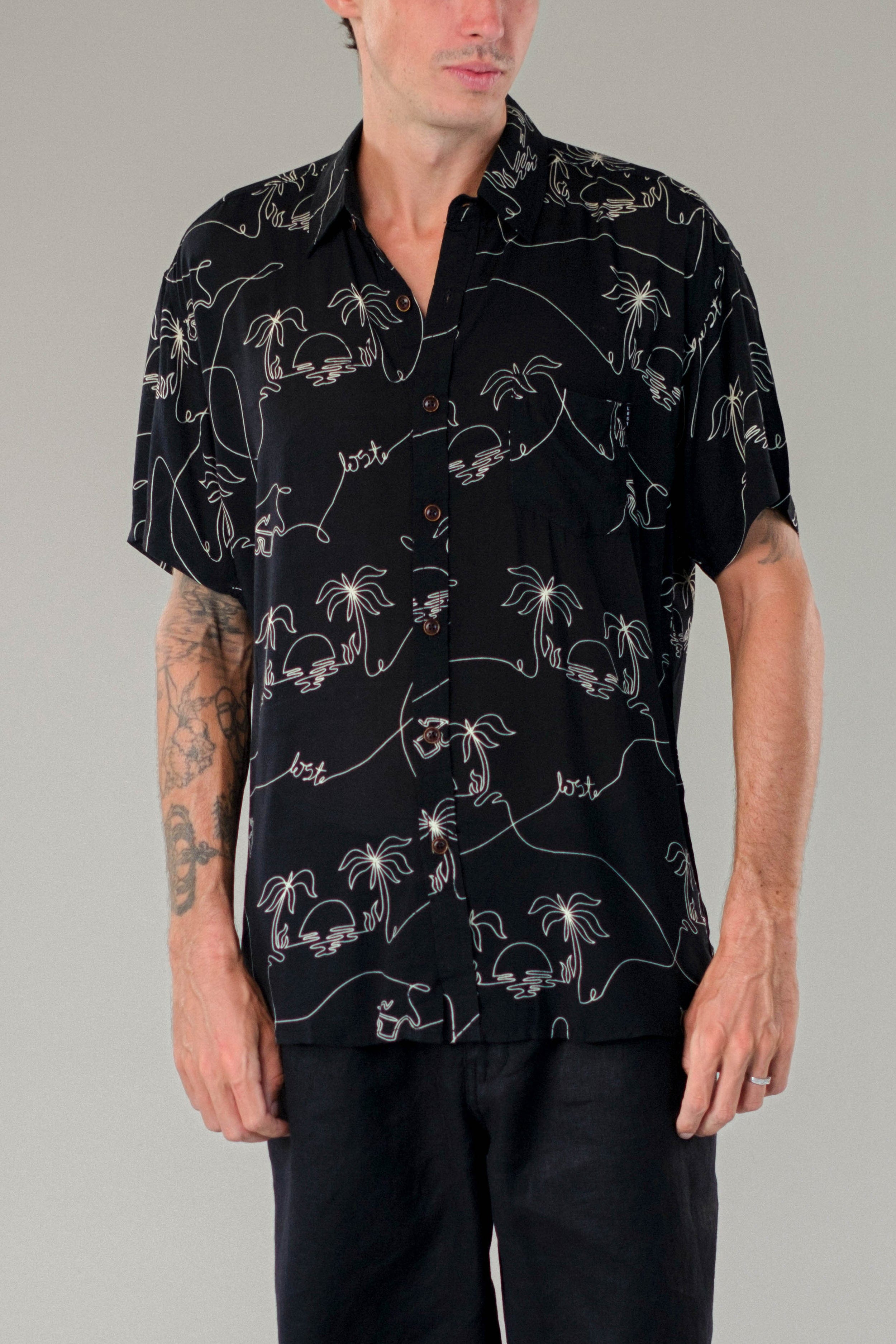 Paradise Line Shirt - Man Shirt - LOST IN PARADISE
