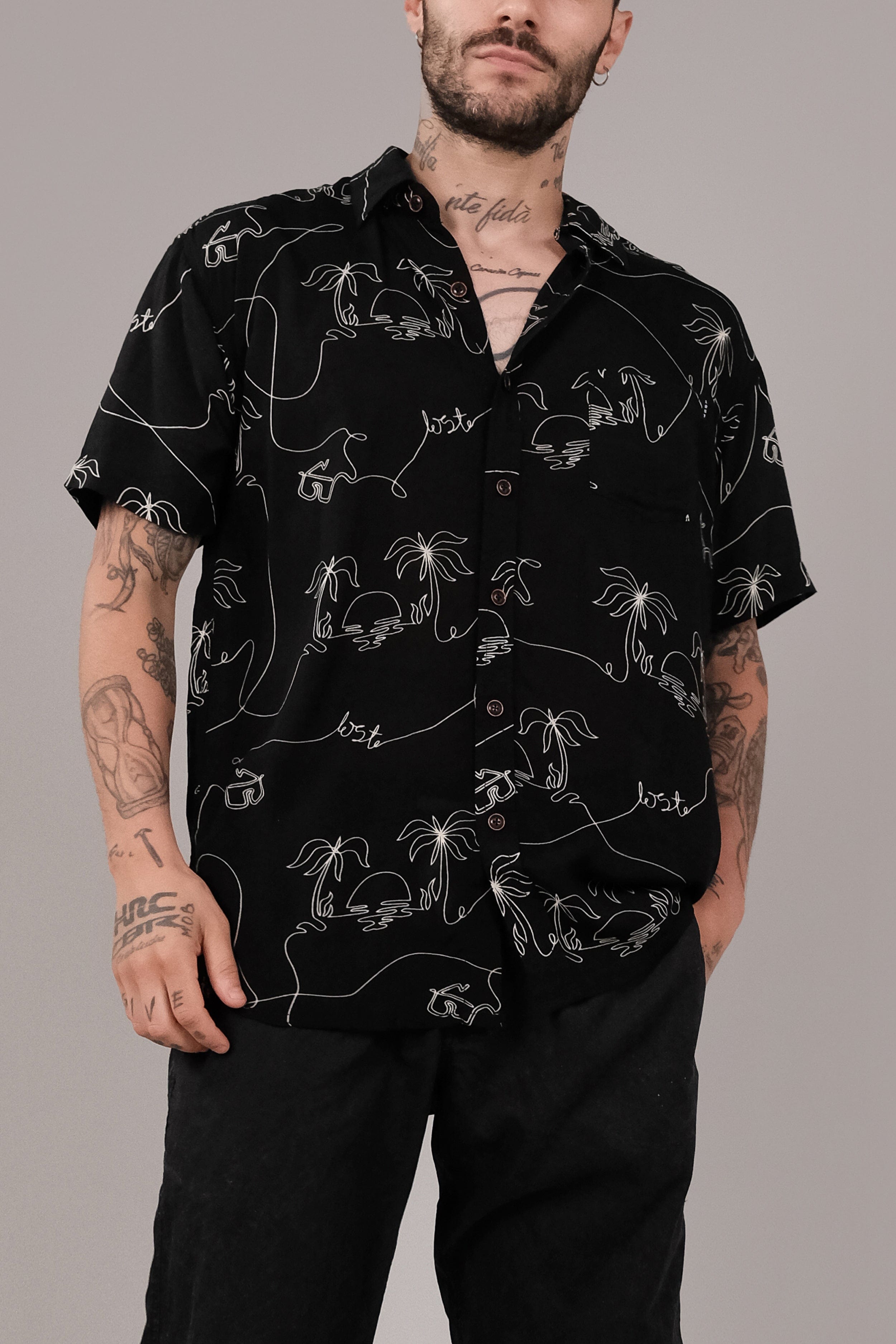 Paradise Line Shirt - Man Shirt - LOST IN PARADISE