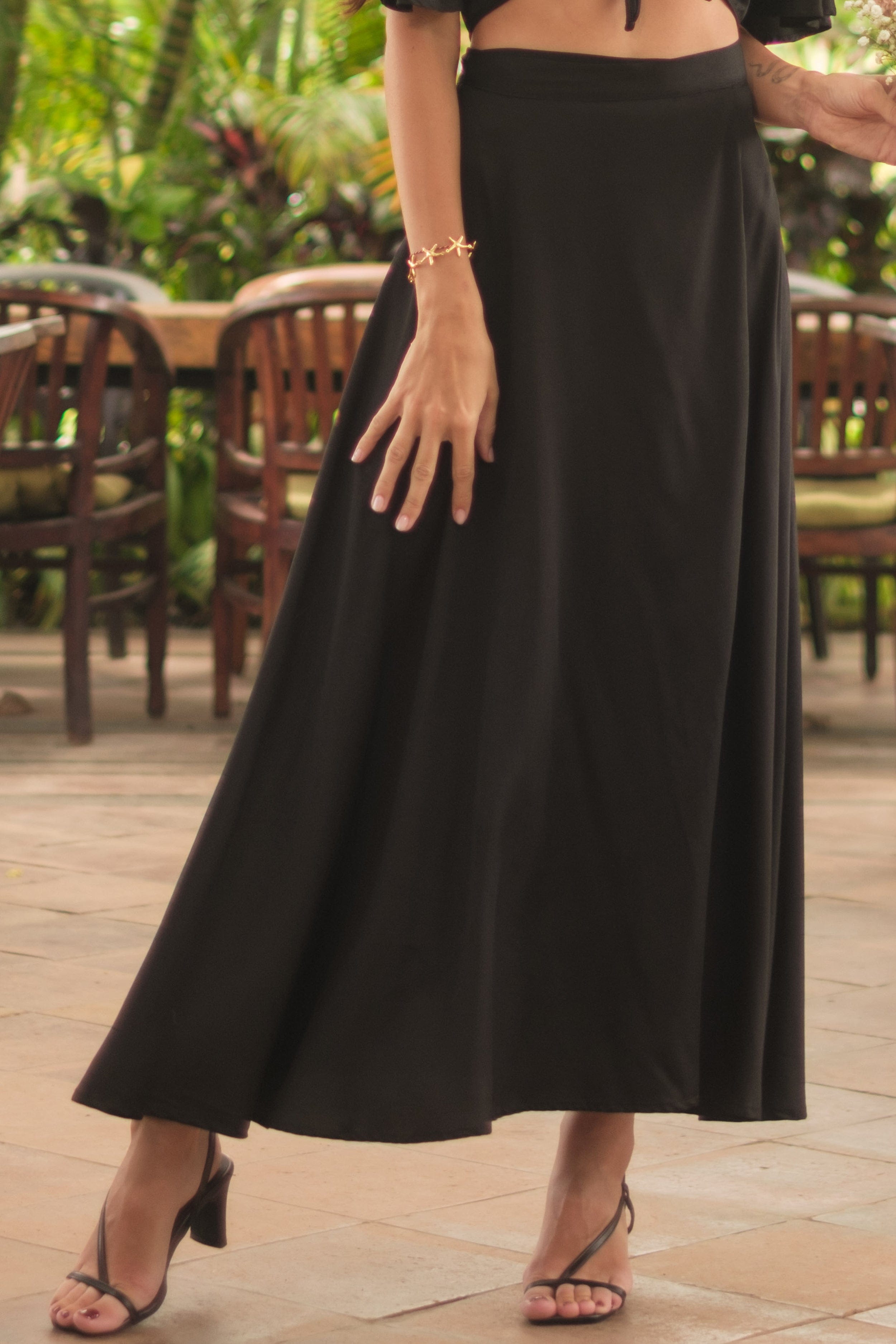 Parker Long Wrap Skirt - Skirt - LOST IN PARADISE