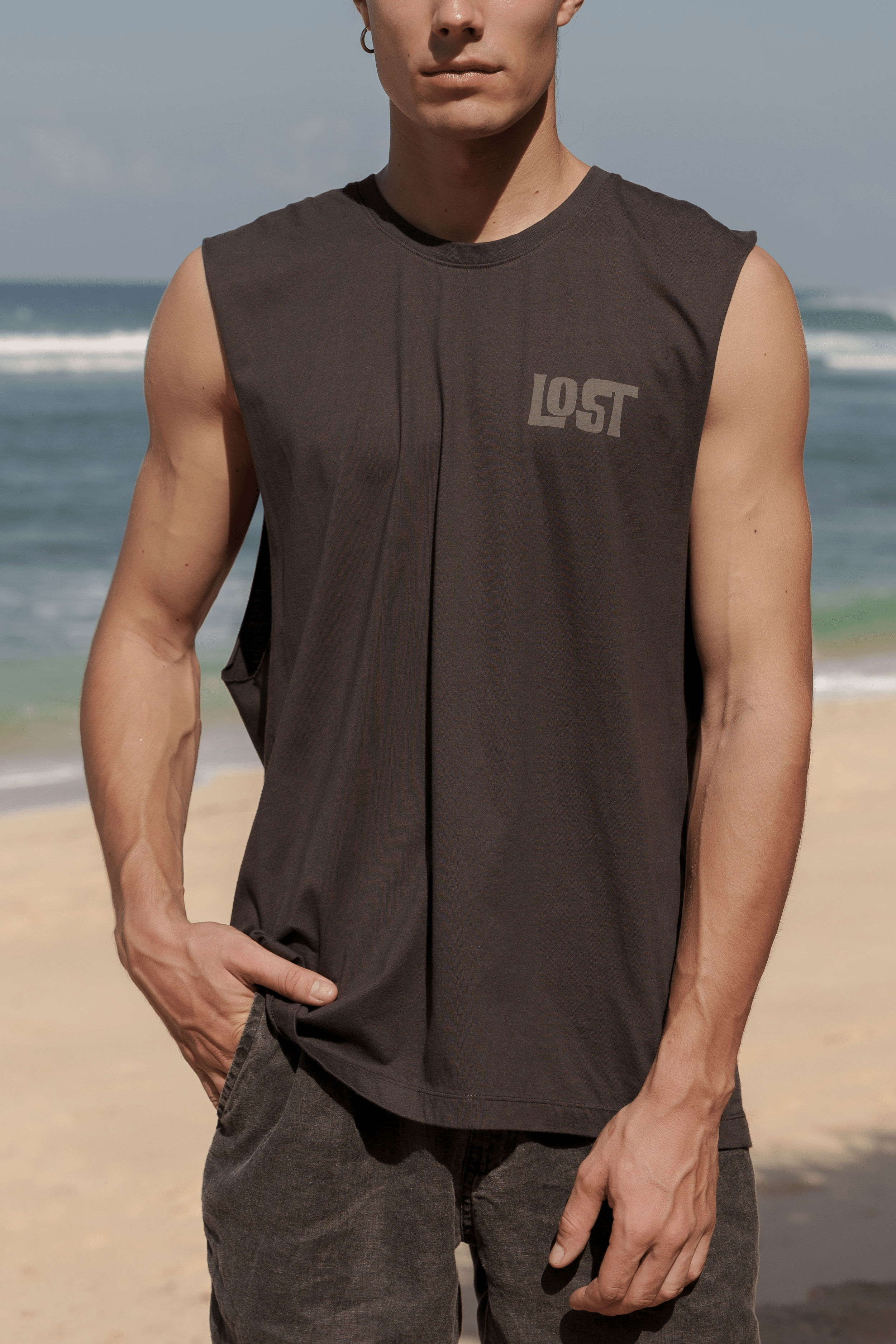 Sm Ghipsy Sun Board - Man Singlet - LOST IN PARADISE