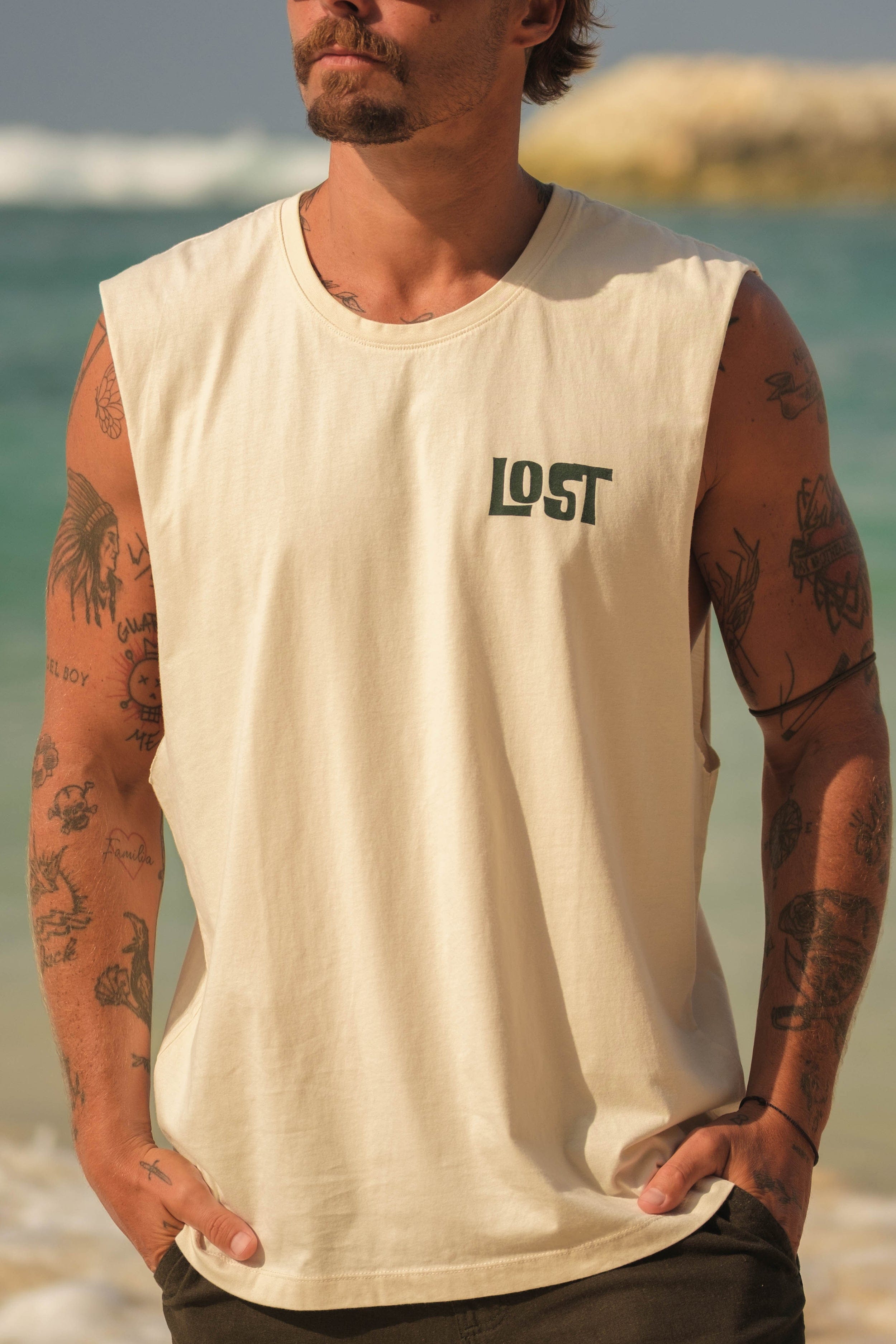 Sm Ghipsy Sun Board - Man Singlet - LOST IN PARADISE