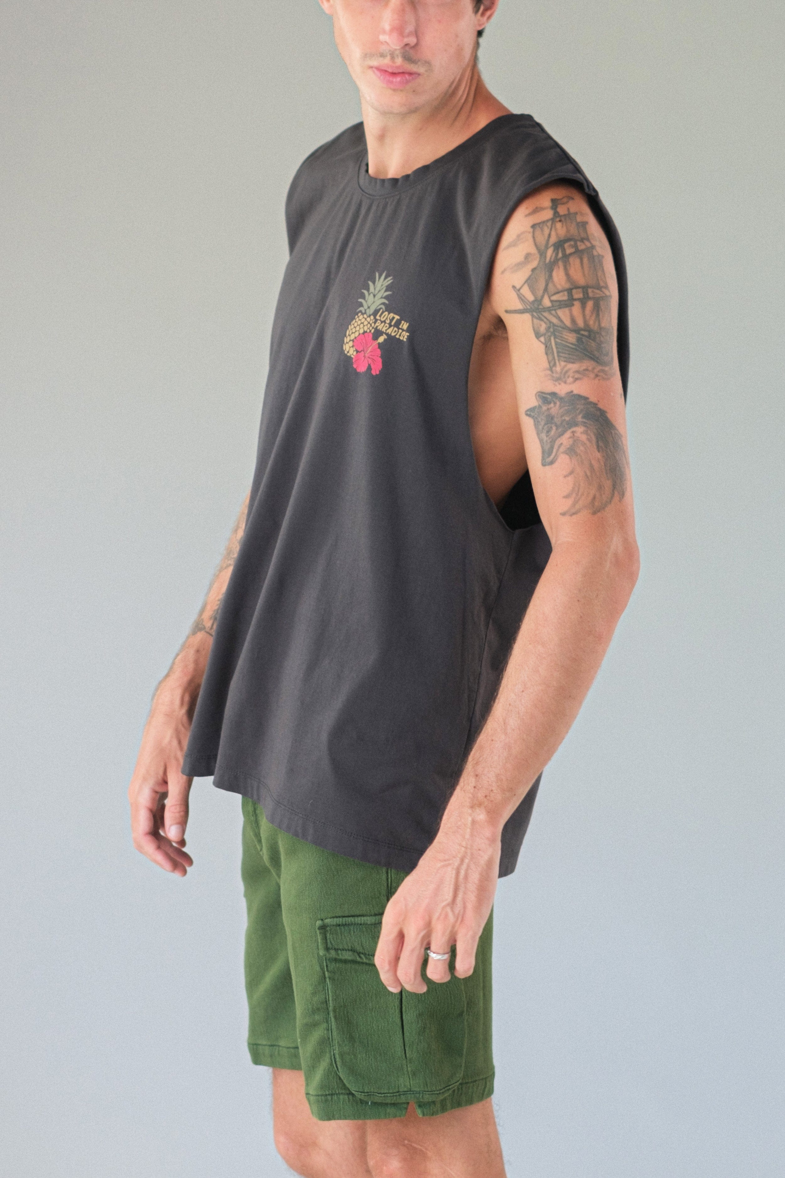 Sm Less Pressure - Man Singlet - LOST IN PARADISE
