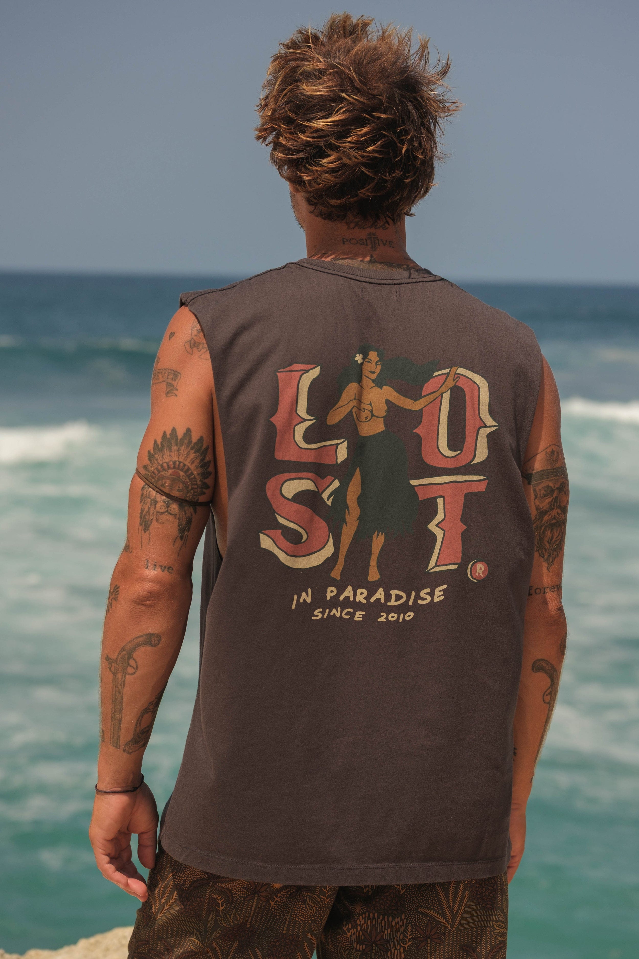 Sm Lost Lady Dance - Man Singlet - LOST IN PARADISE