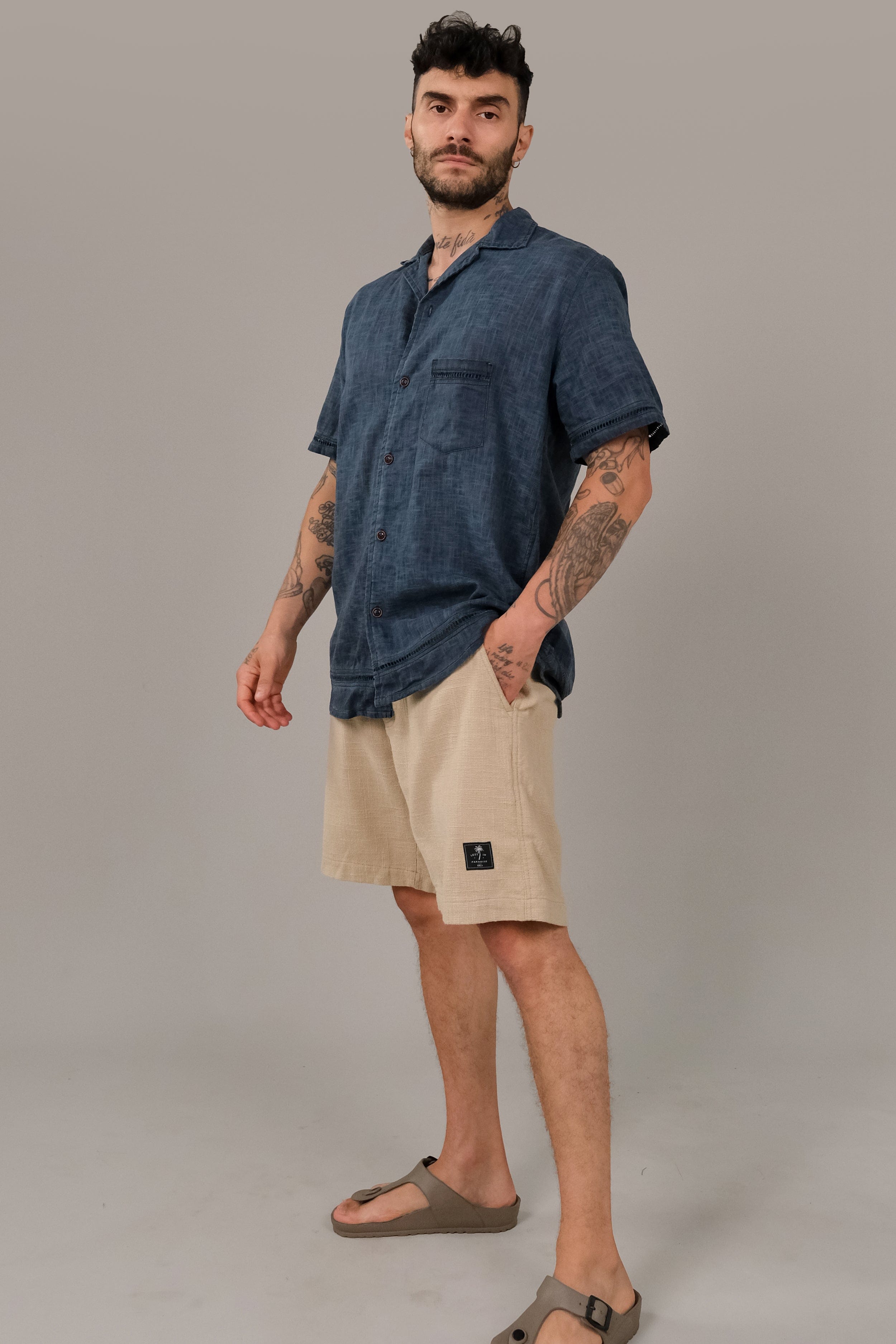 Trim Shirt - Man Shirt - LOST IN PARADISE