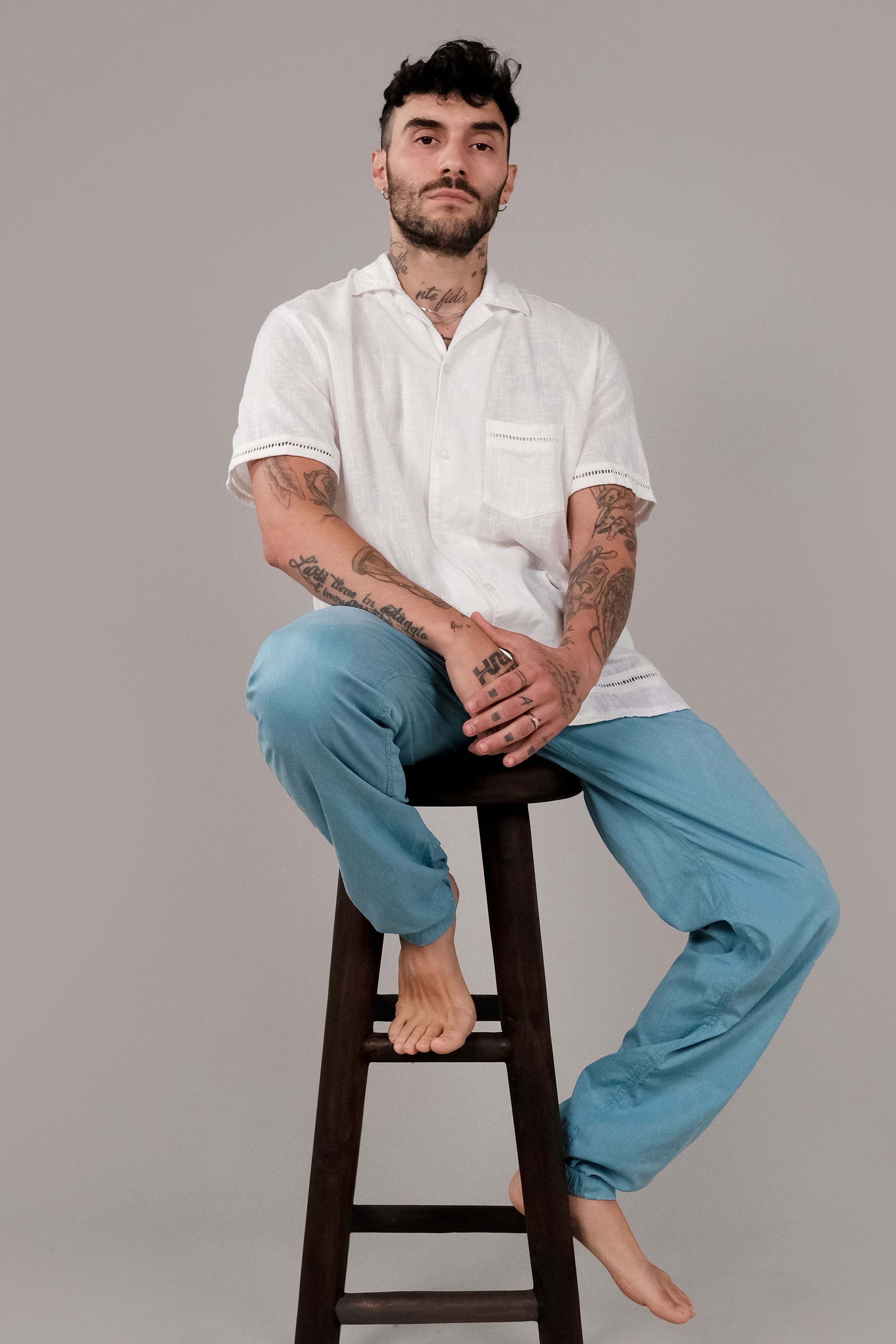 Trim Shirt - Man Shirt - LOST IN PARADISE