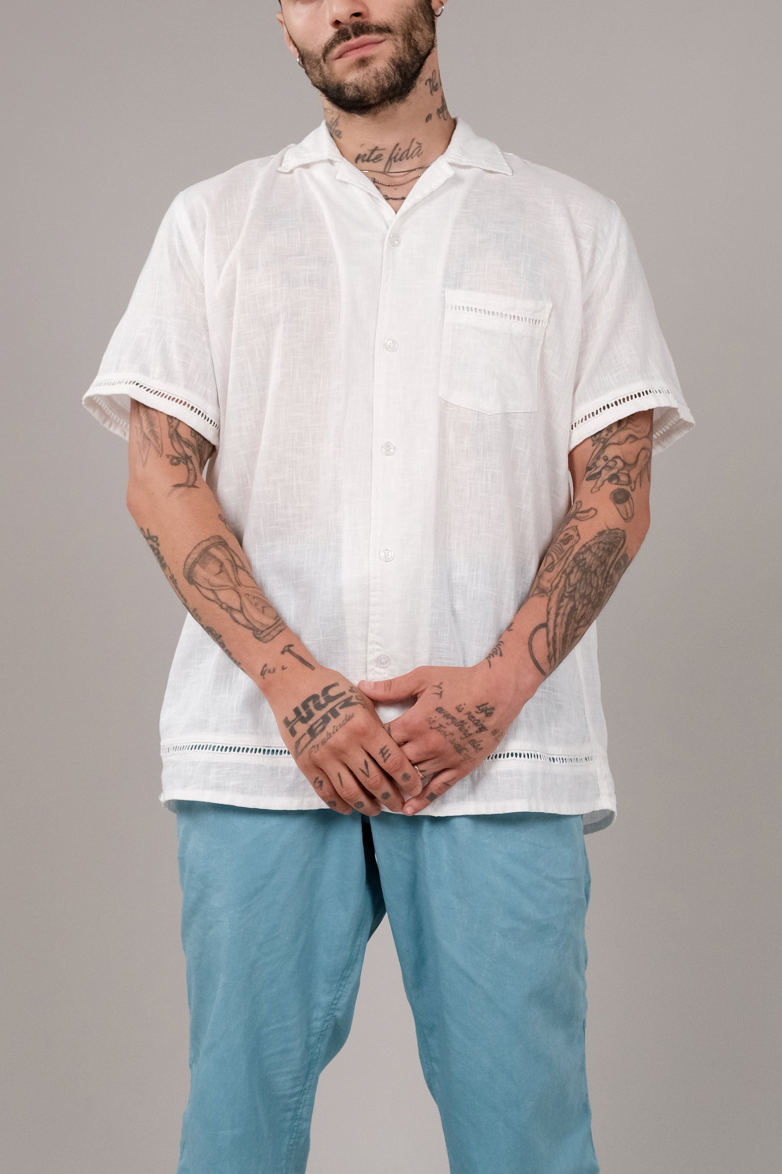 Trim Shirt - Man Shirt - LOST IN PARADISE