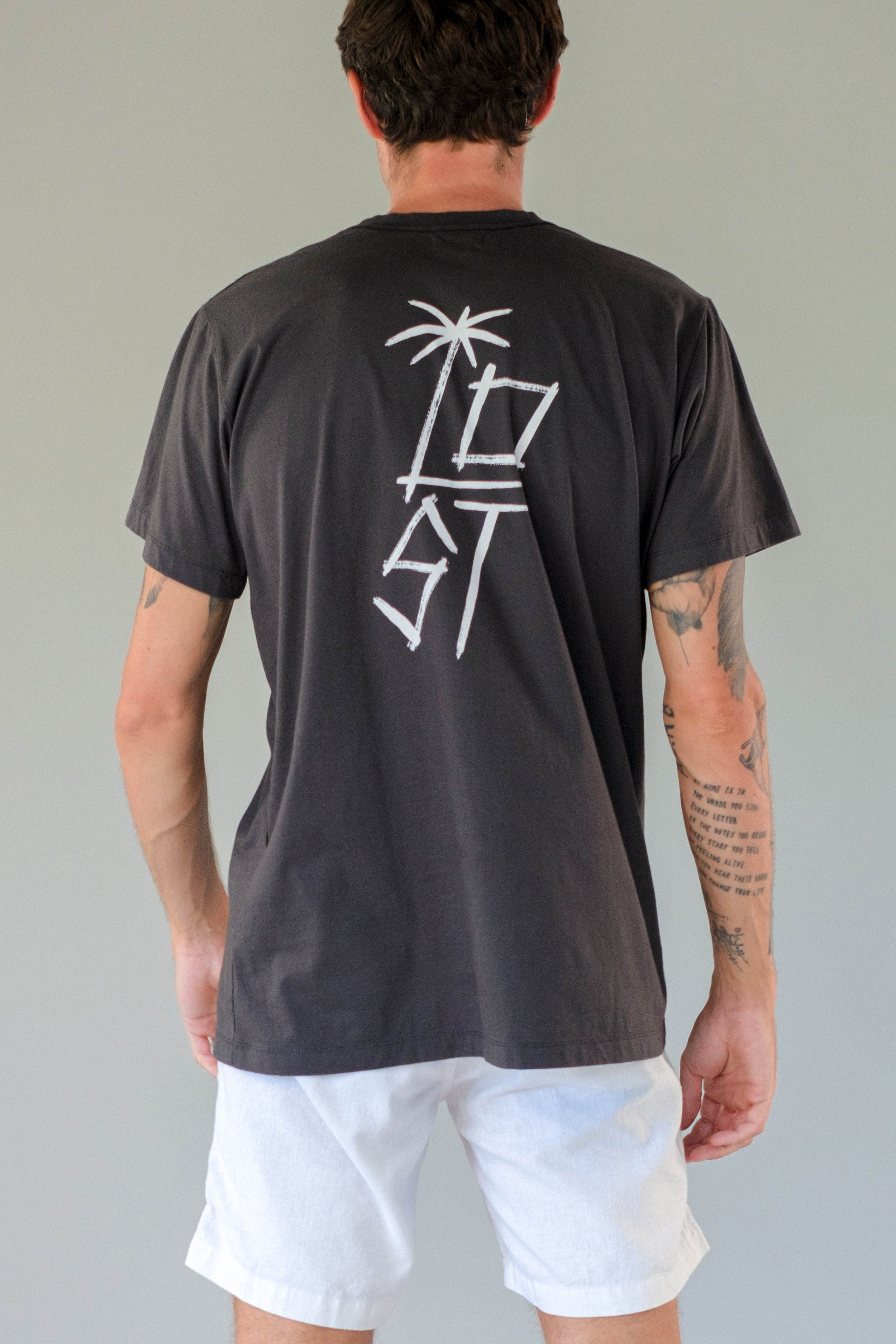 Ts Line Brush Lost - Man T-Shirt - LOST IN PARADISE