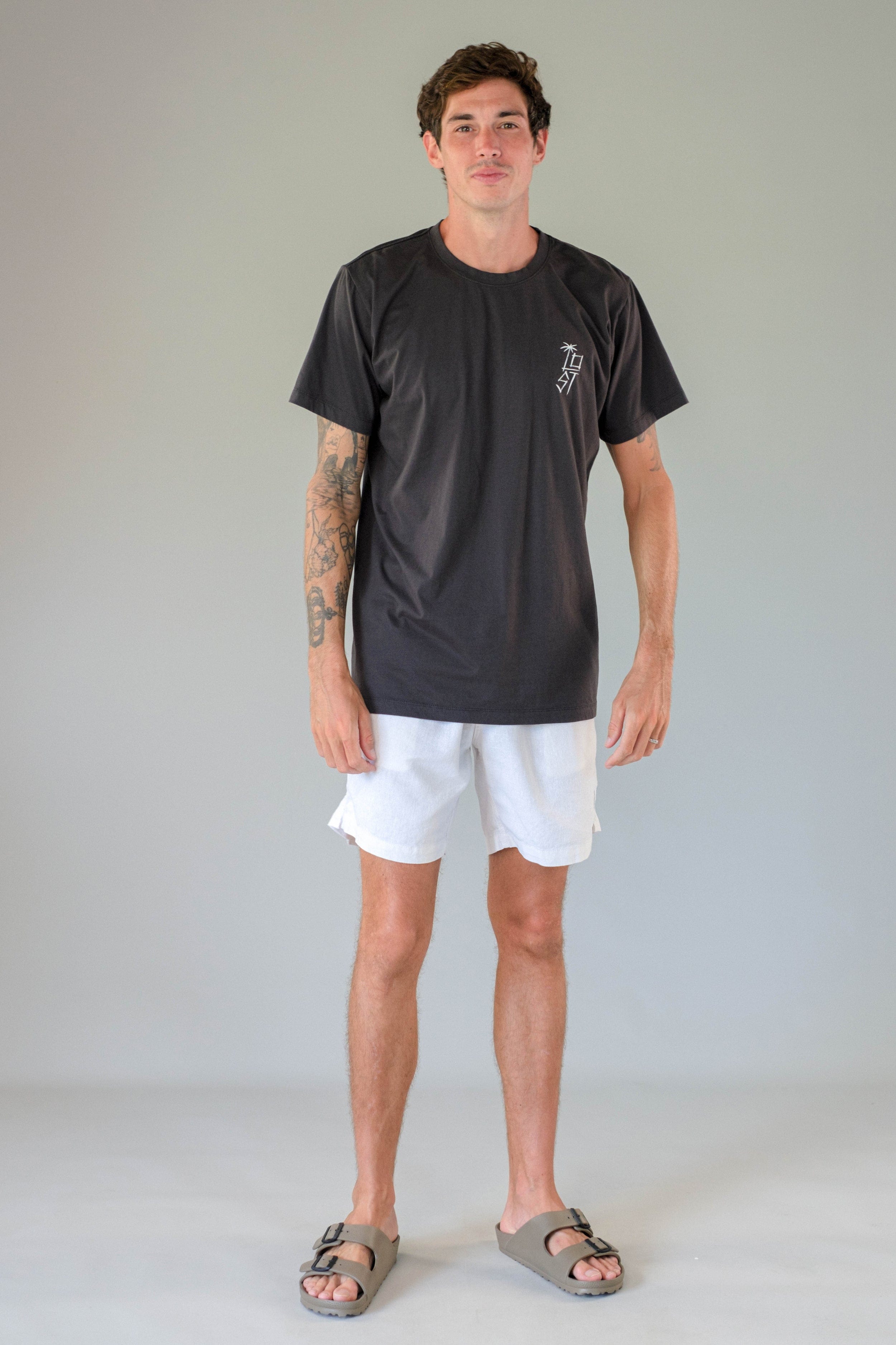 Ts Line Brush Lost - Man T-Shirt - LOST IN PARADISE