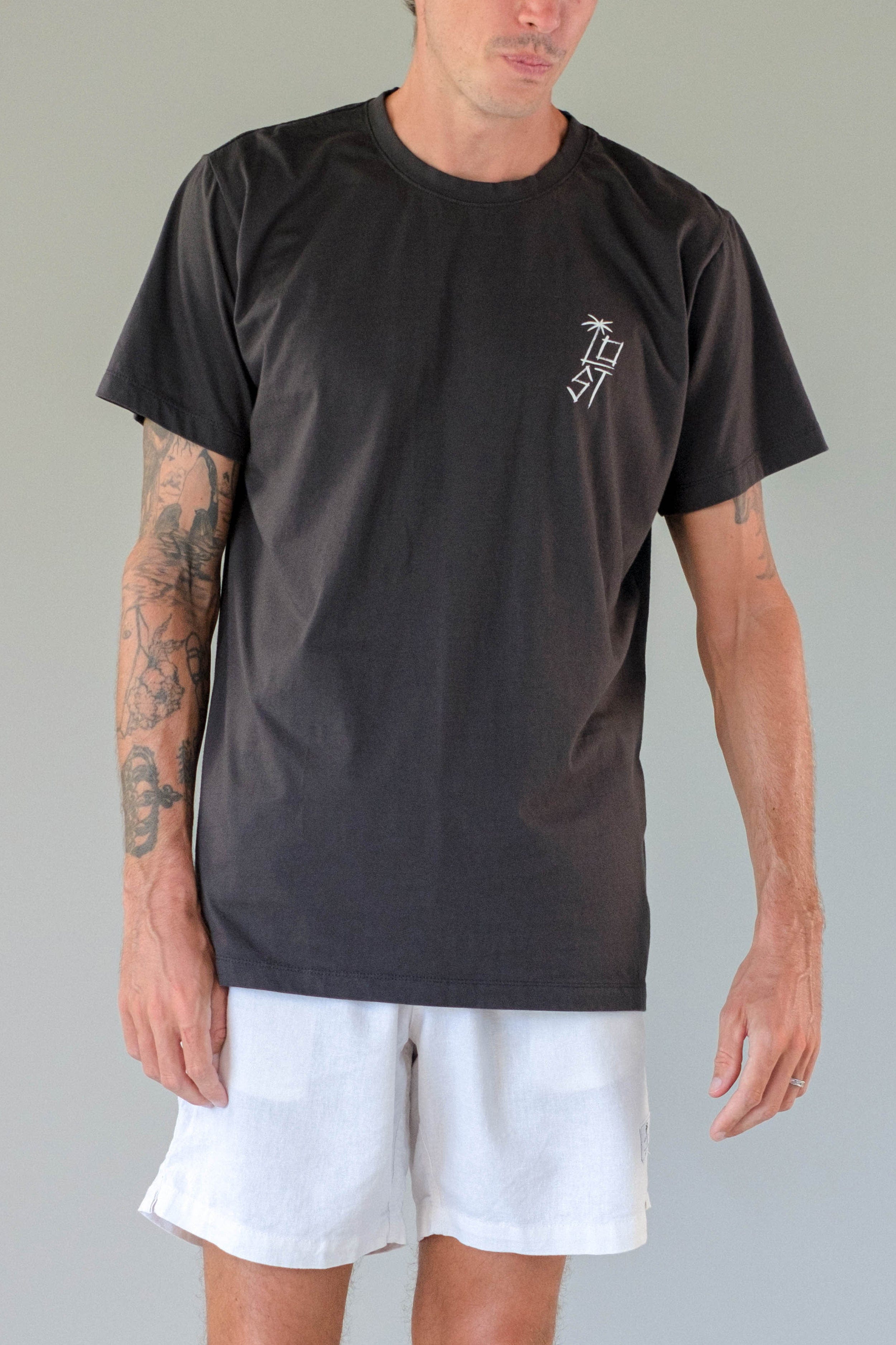 Ts Line Brush Lost - Man T-Shirt - LOST IN PARADISE