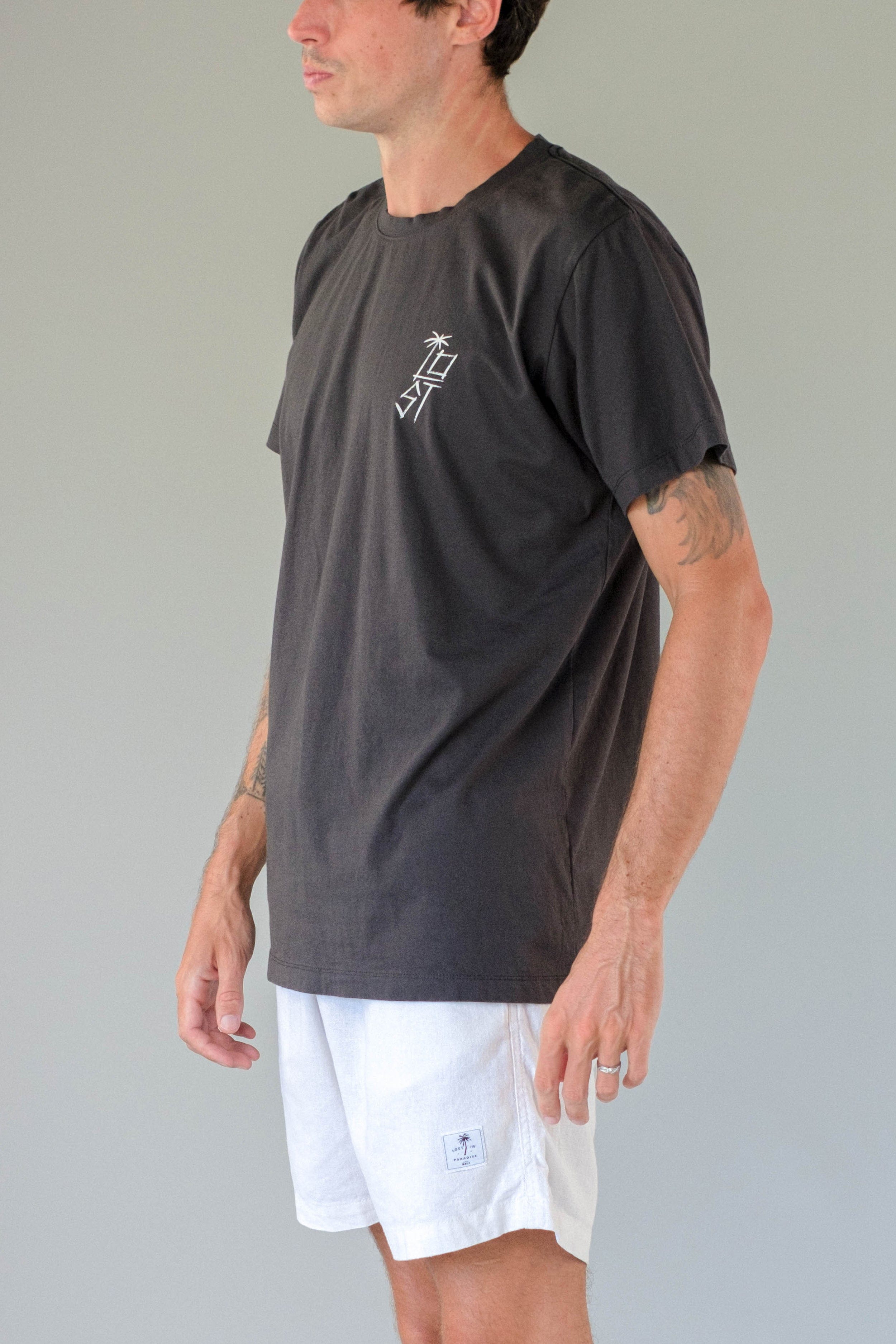 Ts Line Brush Lost - Man T-Shirt - LOST IN PARADISE