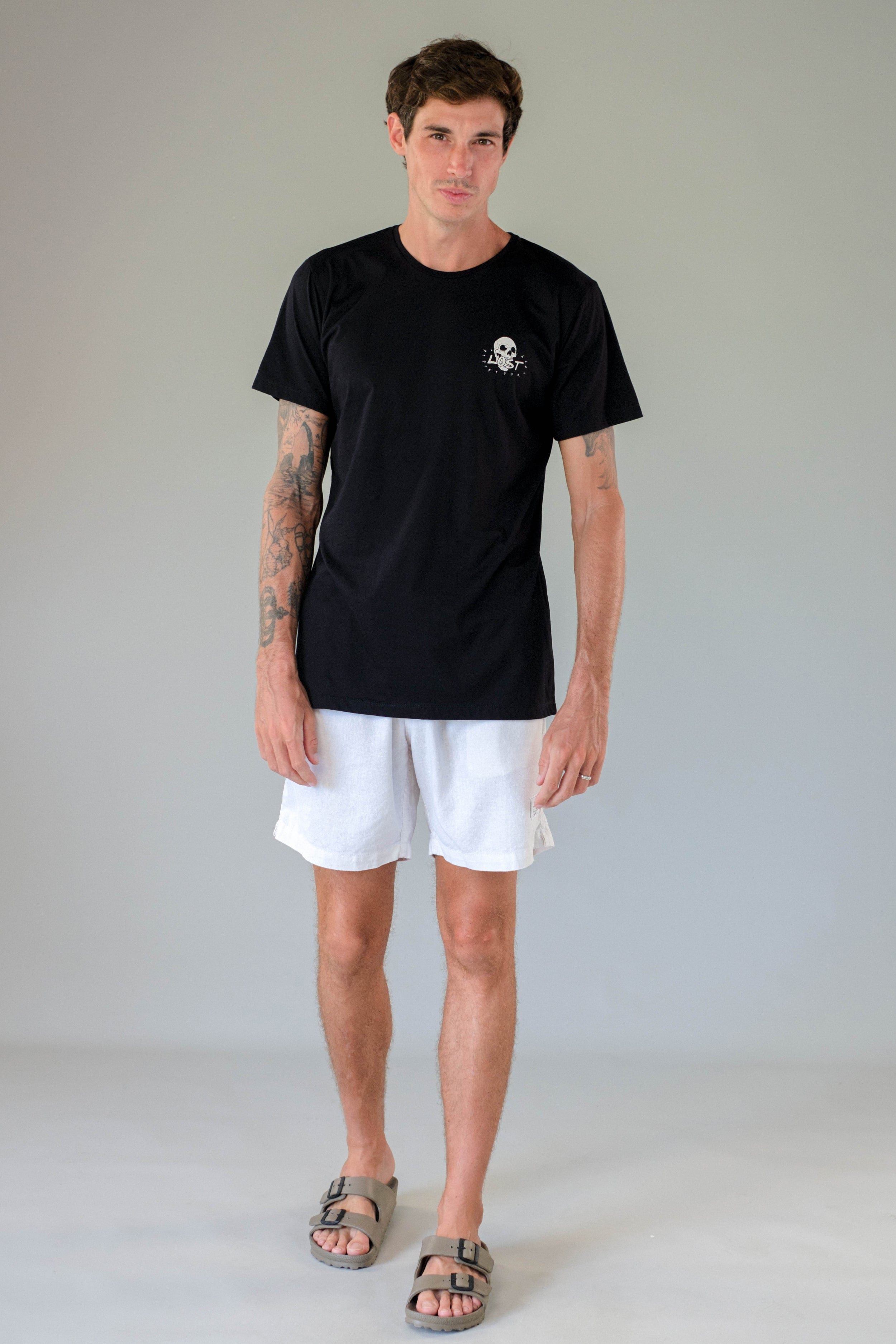 Ts Lost Check - Man T-Shirt - LOST IN PARADISE