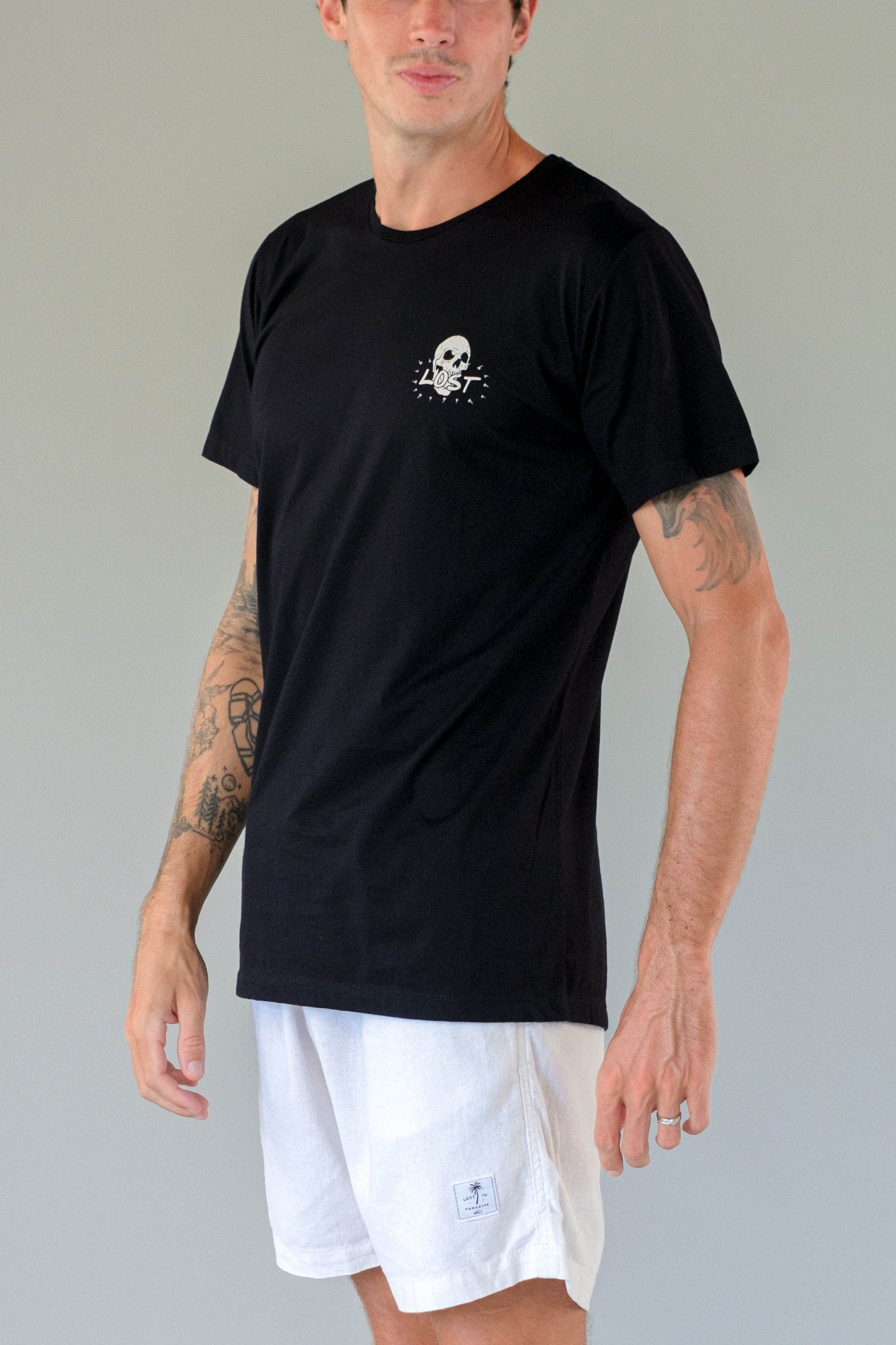 Ts Lost Check - Man T-Shirt - LOST IN PARADISE