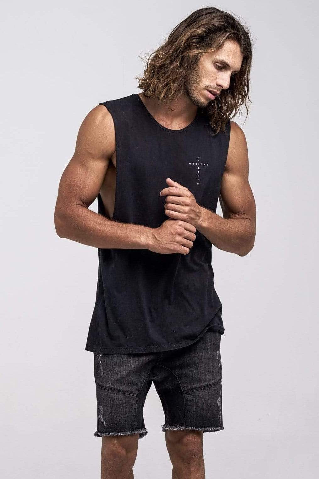 Lvm Imagination Reality - Mens Muscle Tank - VERITAS & LIBERTE