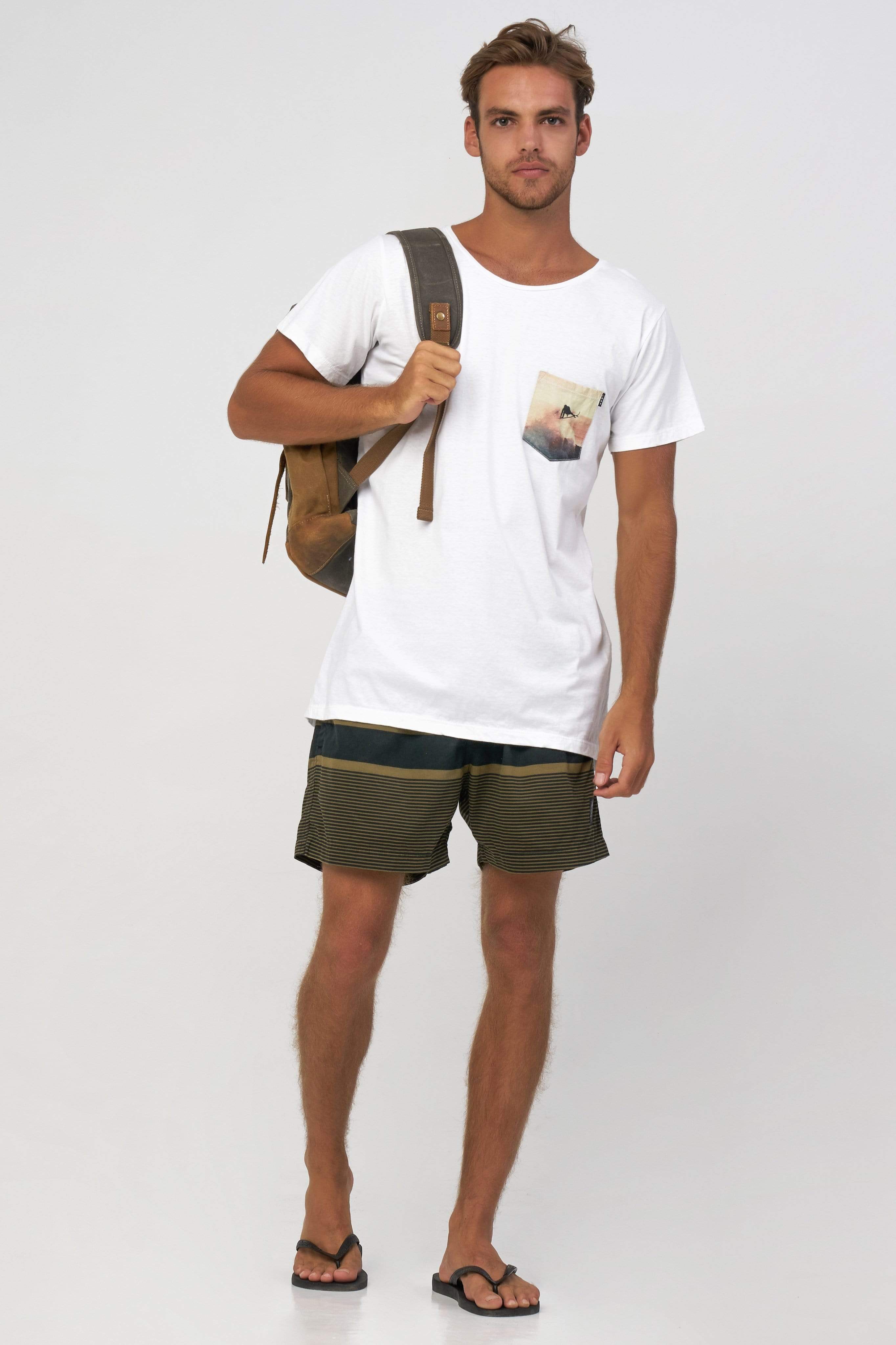 Surfing Pocket Tee - Man T-Shirt - LOST IN PARADISE