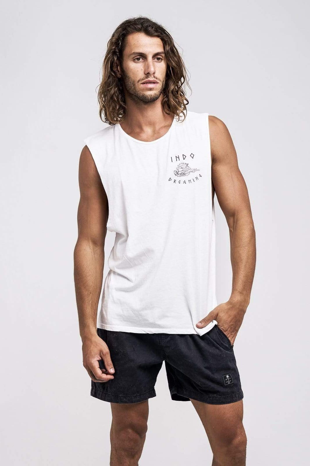 Sm Indo Dreaming - Mens Muscle Tank - LOST IN PARADISE