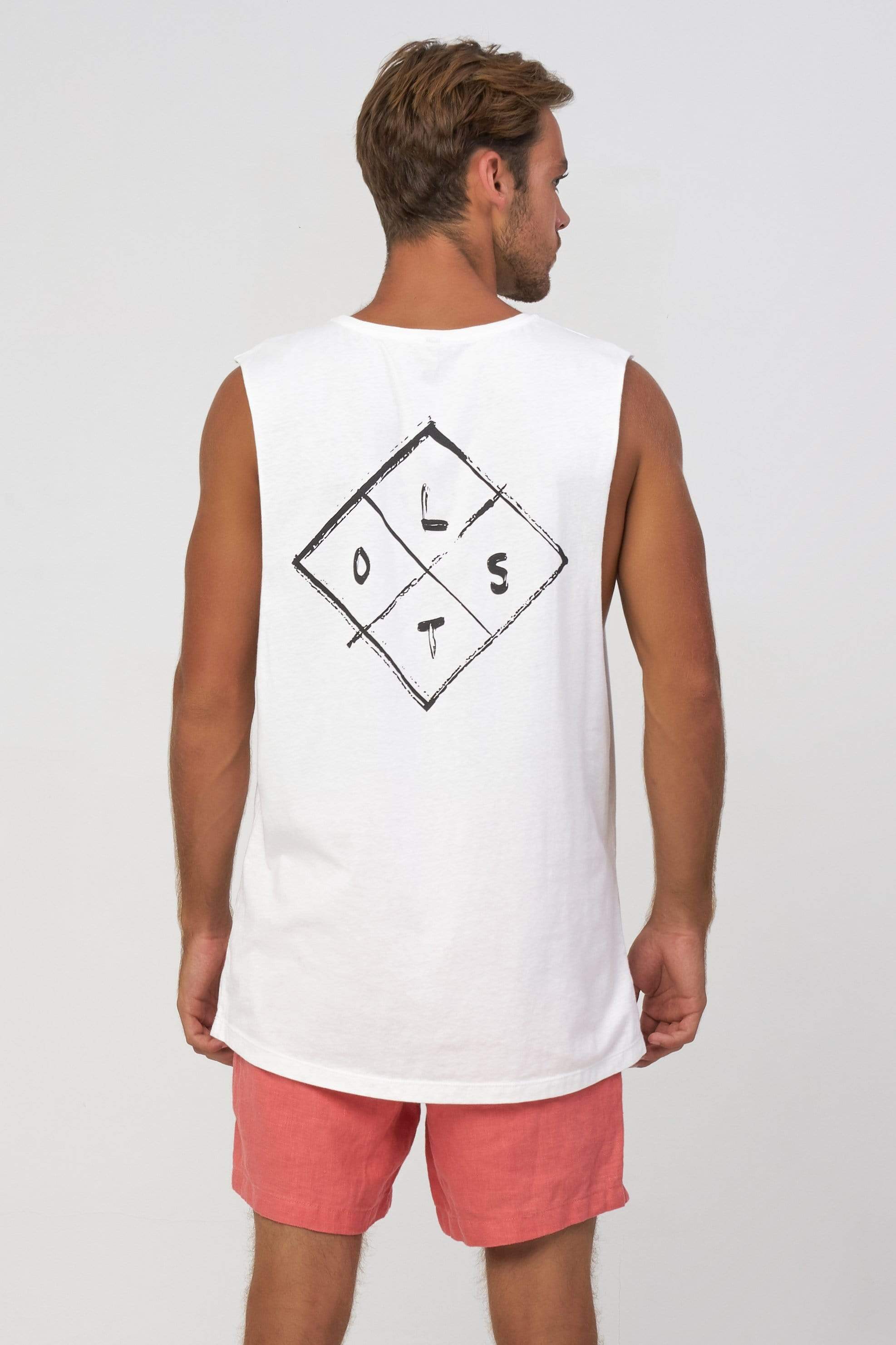 Sm Lost Diamond - Mens Muscle Tank - LOST IN PARADISE