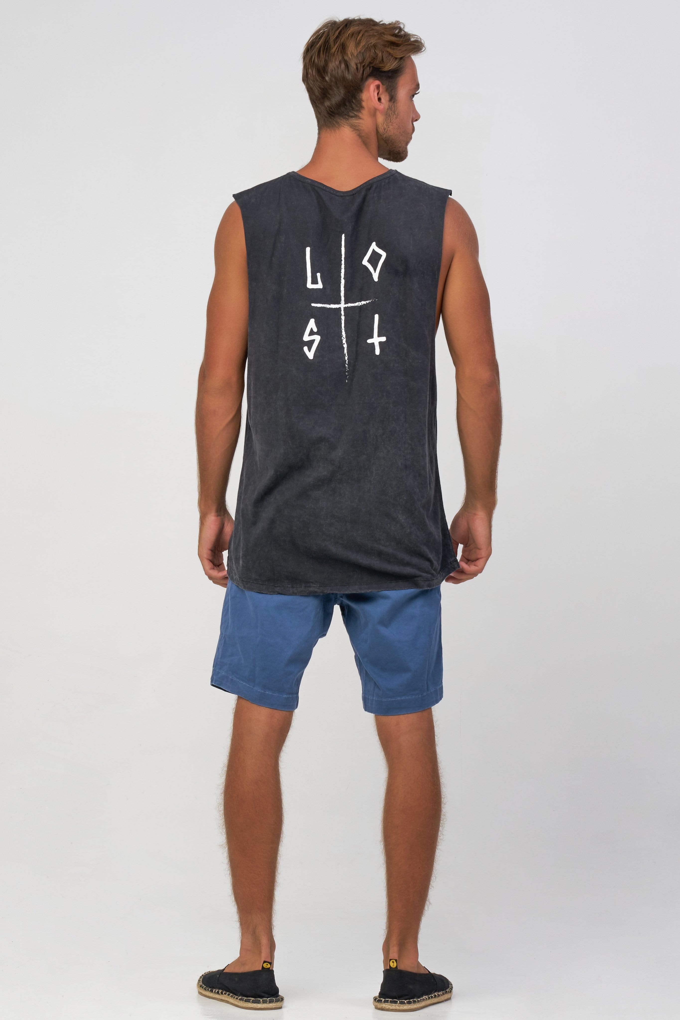 Sm Lost Retro - Mens Muscle Tank - LOST IN PARADISE