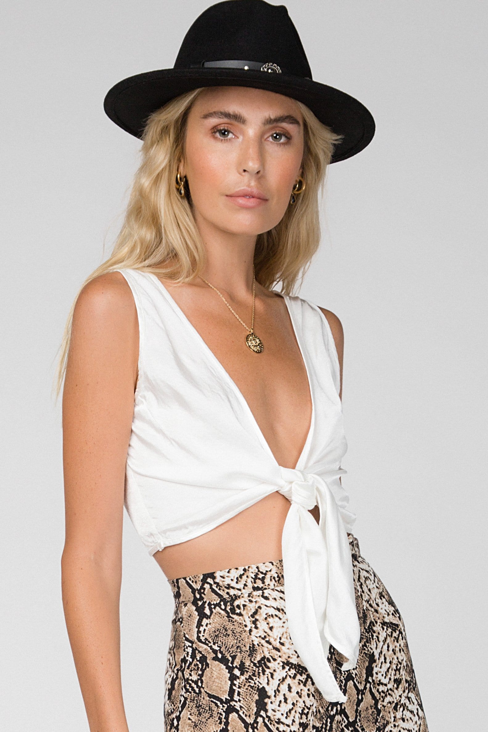 Sina Tie Top - Woman Top - LOST IN PARADISE