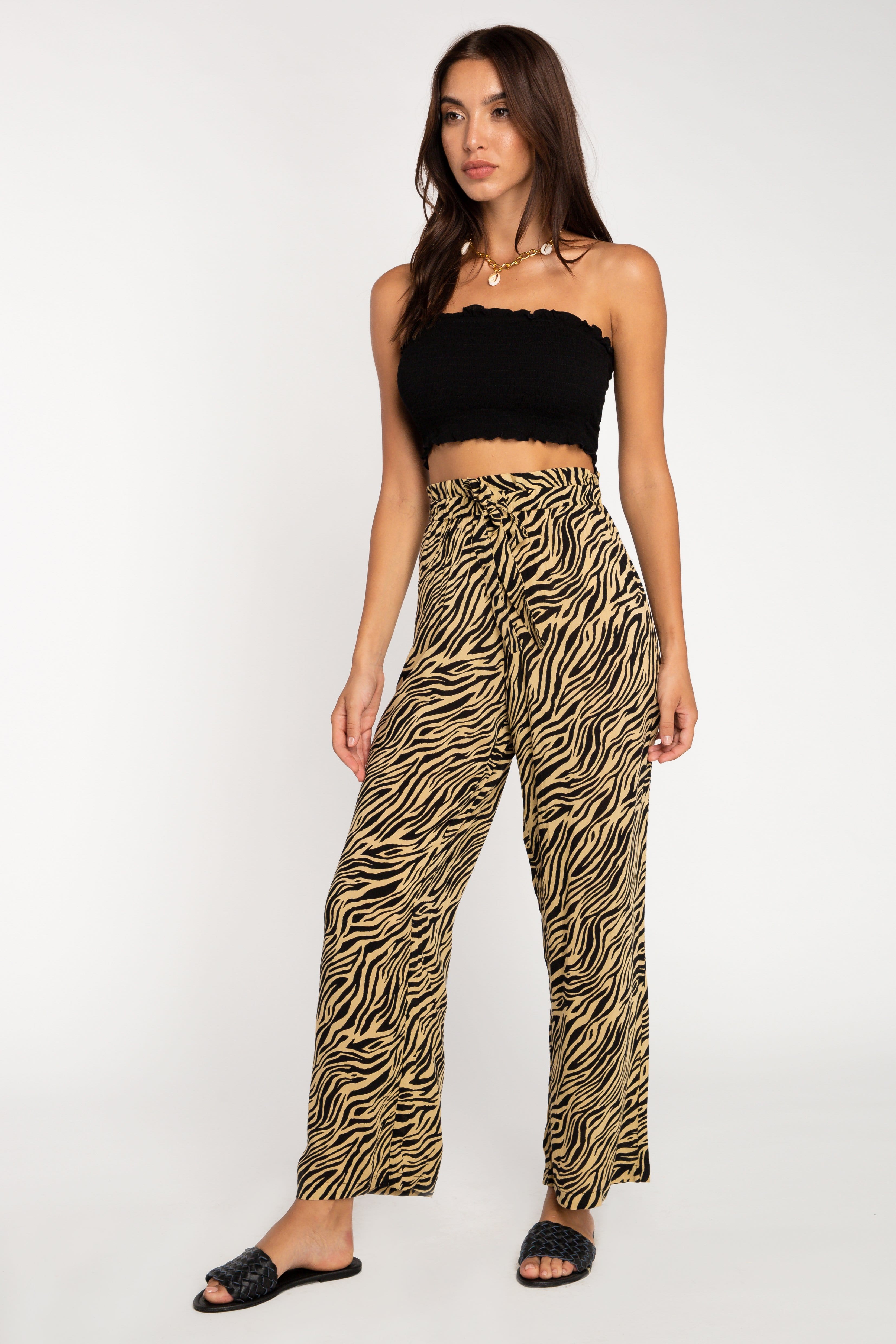 Benita Long Pant - Woman Pants - LOST IN PARADISE