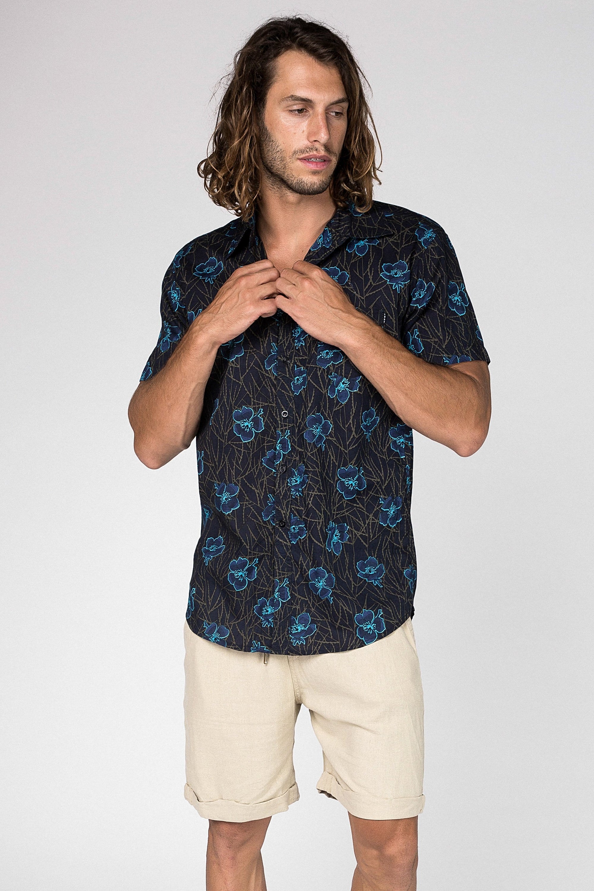 Electric Bloom Shirt - Man Shirt - LOST IN PARADISE