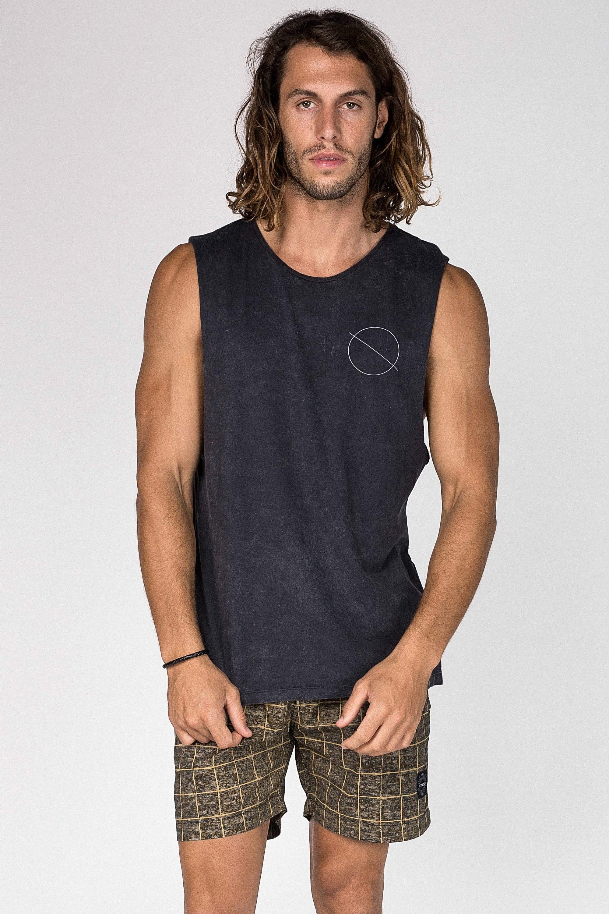 Lvm Without Truth Circle - Mens Muscle Tank - VERITAS & LIBERTE
