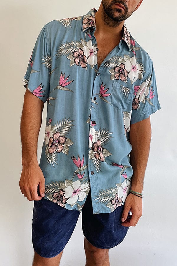 Wholesale Hibiscus Shirt - Man Shirt - LOST IN PARADISE