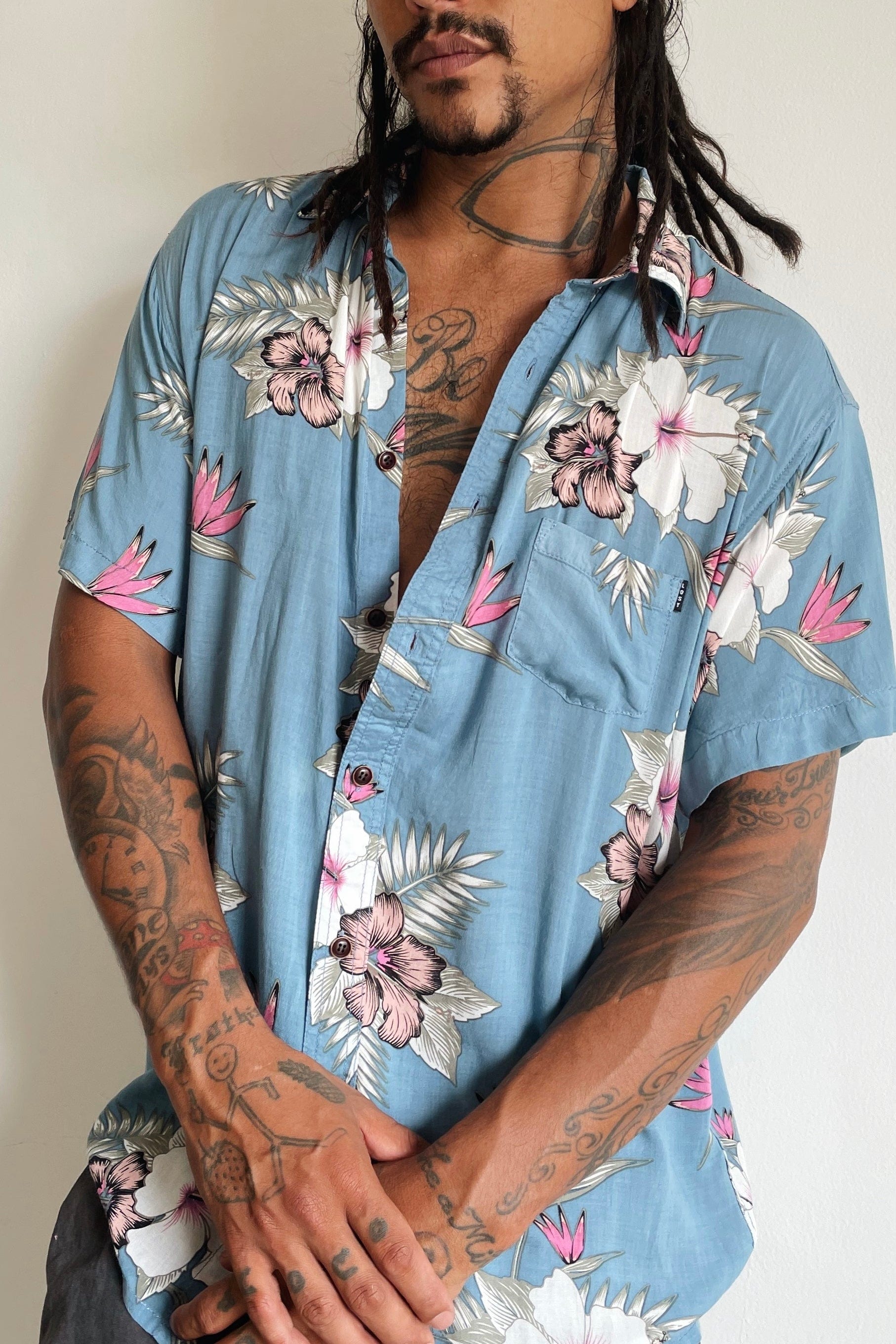 Wholesale Hibiscus Shirt - Man Shirt - LOST IN PARADISE