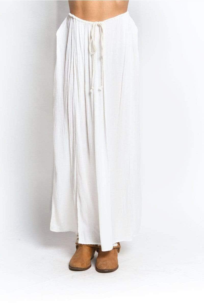 Paradise boho maxi skirt white clearance